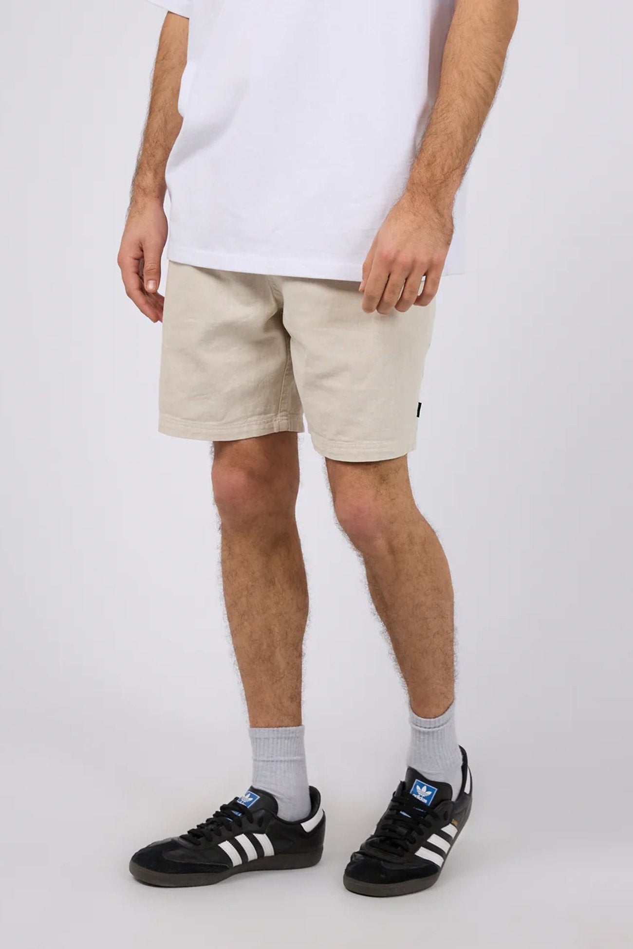 Hemp Elastic Waist Short Natural