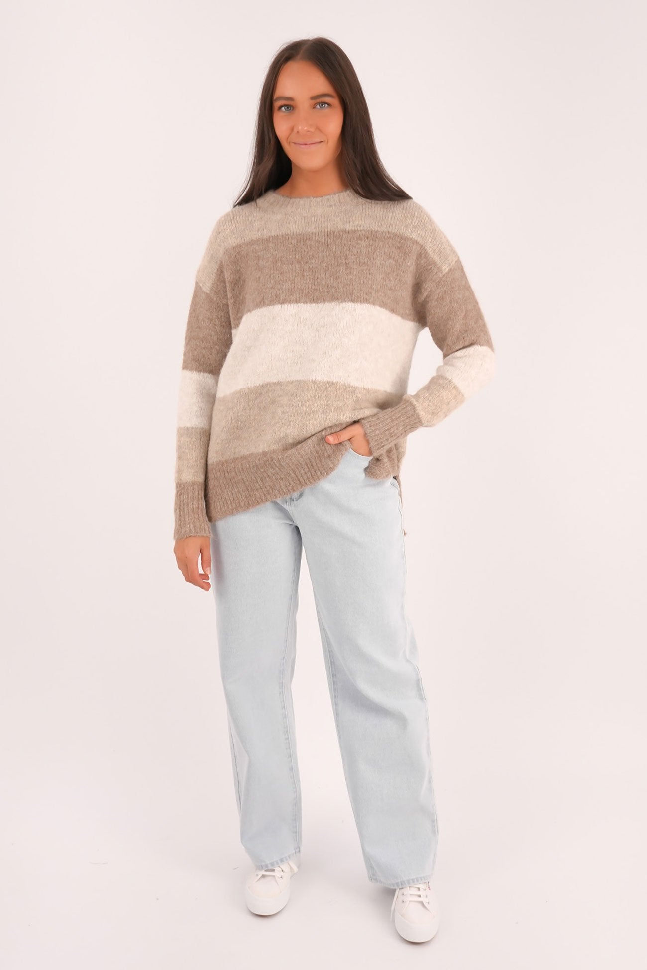 Henrie Knit Jumper Mocha