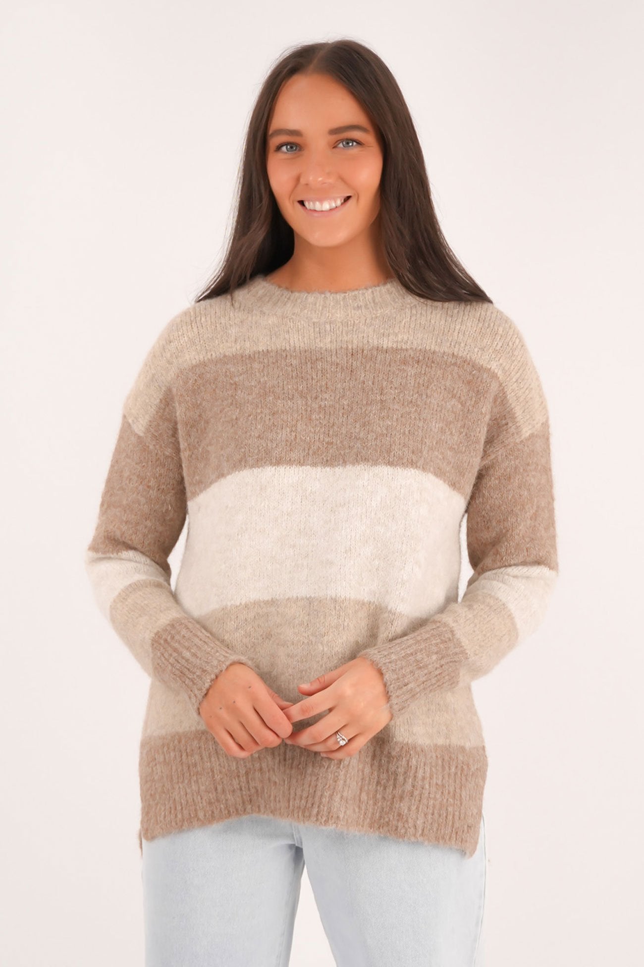 Henrie Knit Jumper Mocha