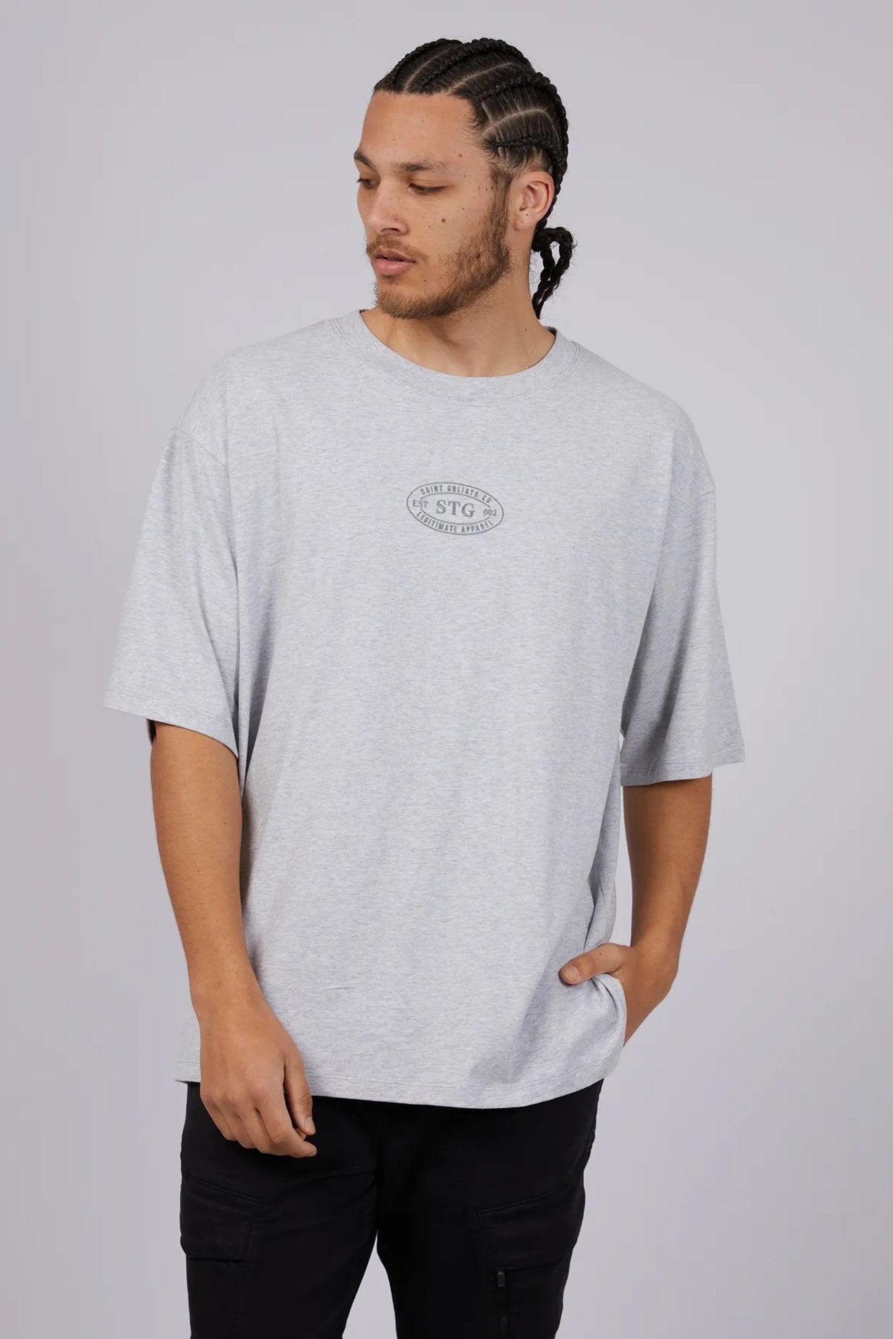 Heritage Tee Grey Marle