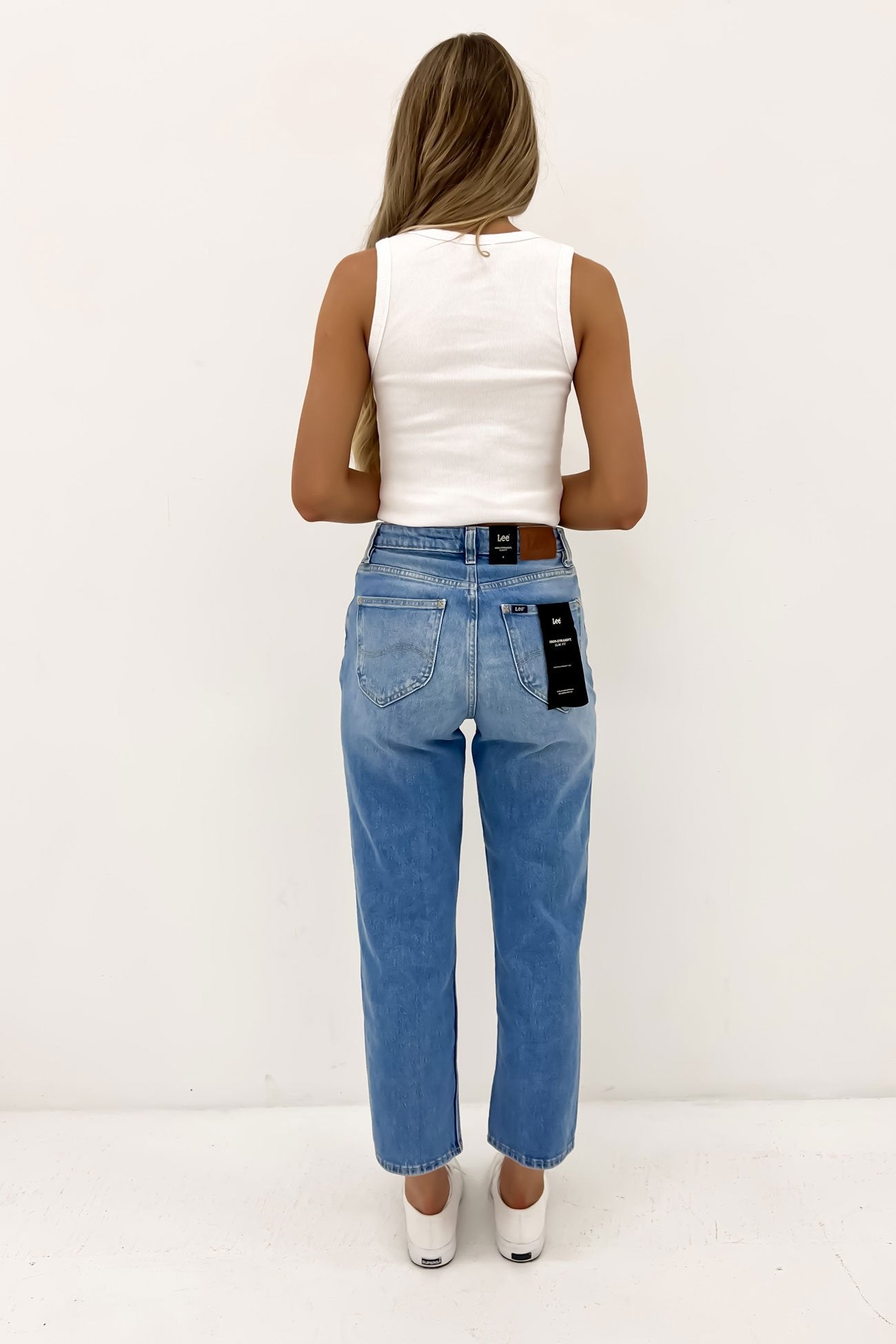 High Straight Crop Jean Blue Envy