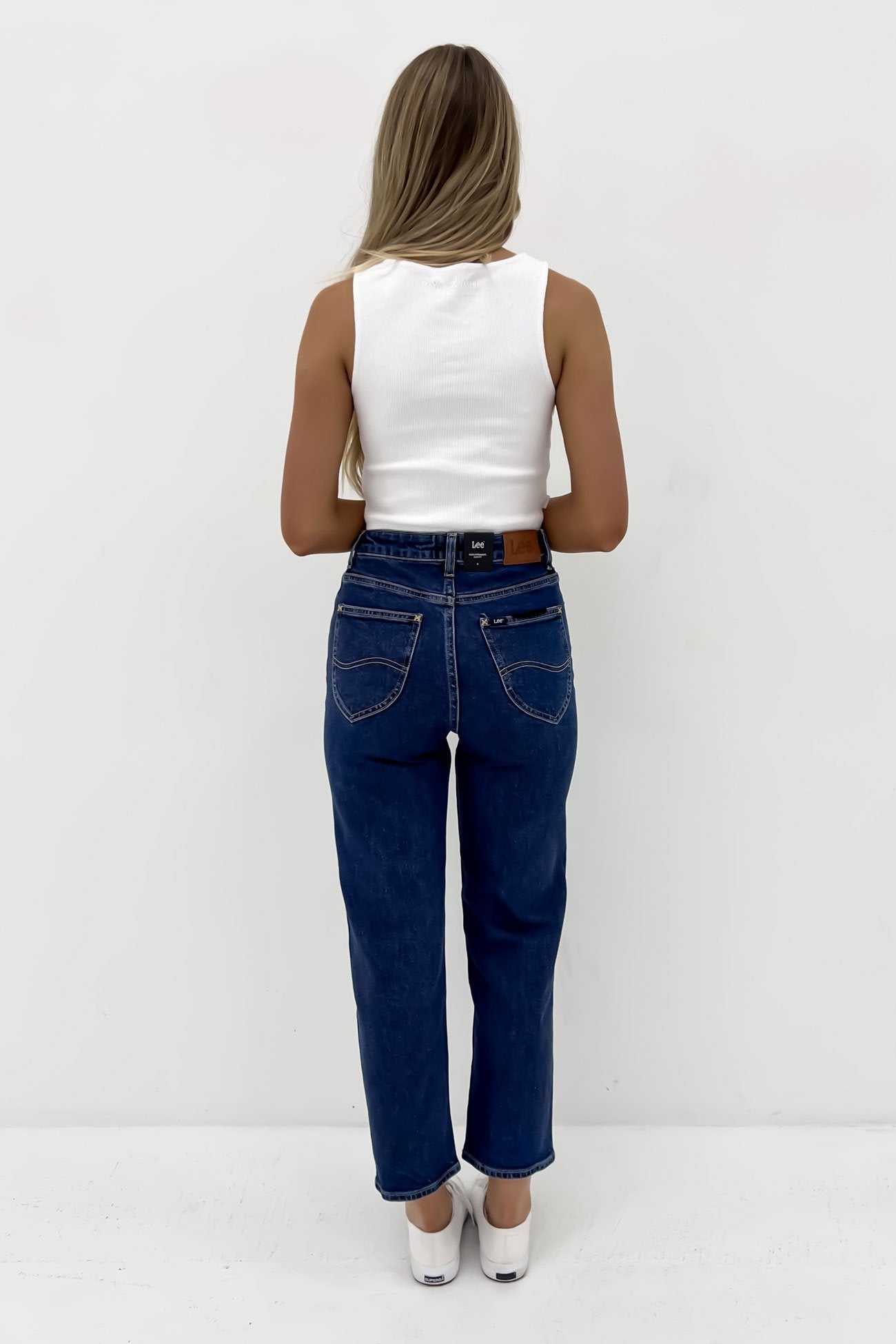 High Straight Crop Jean Indigo Dream