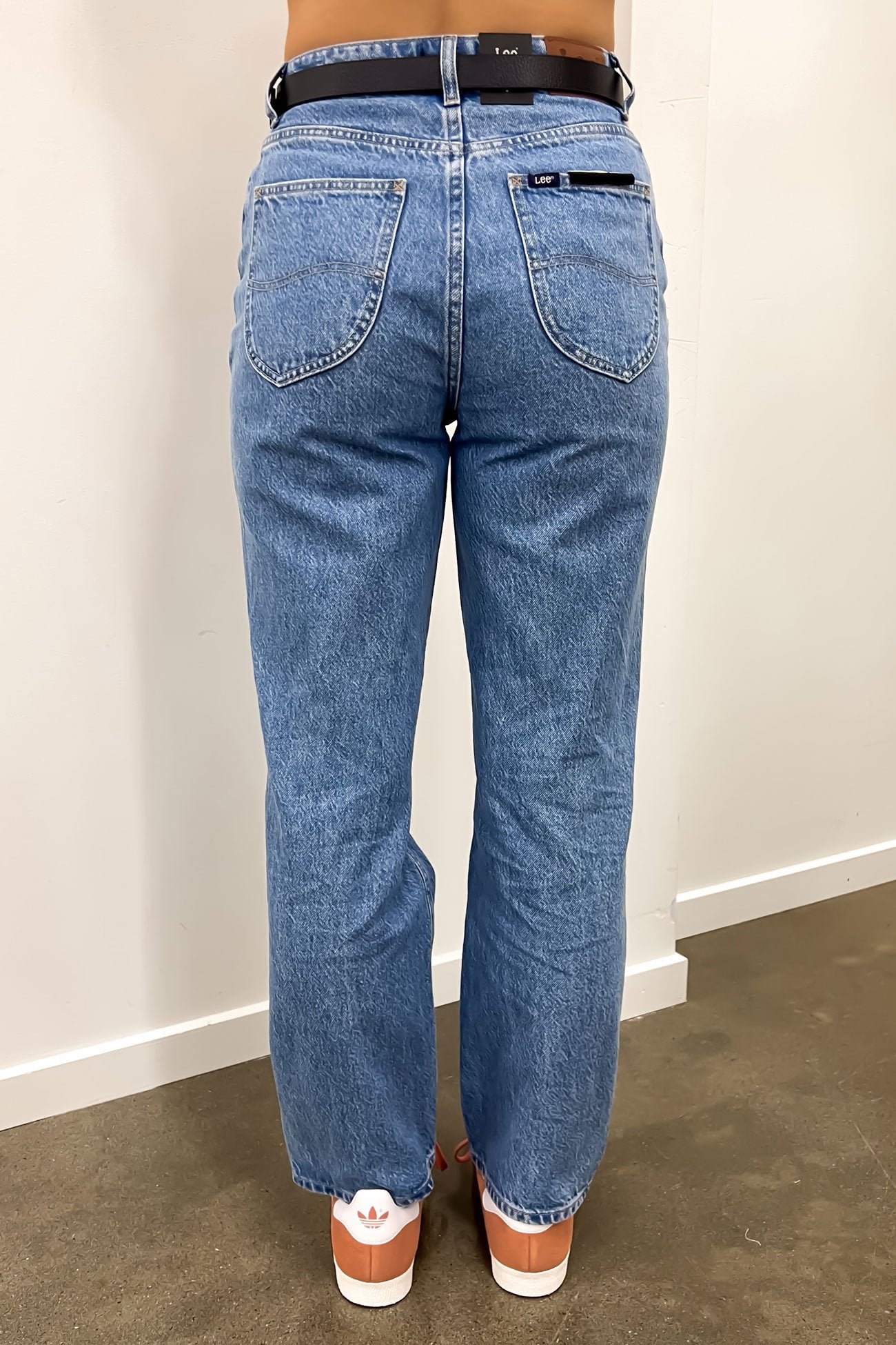 High Straight Jean Brooklyn Blue Petite