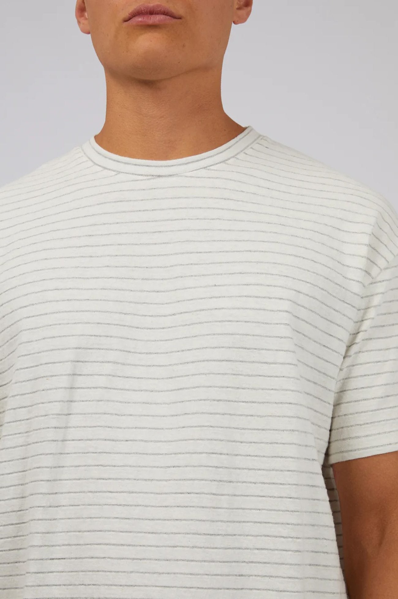 Hugo Stripe Tee White