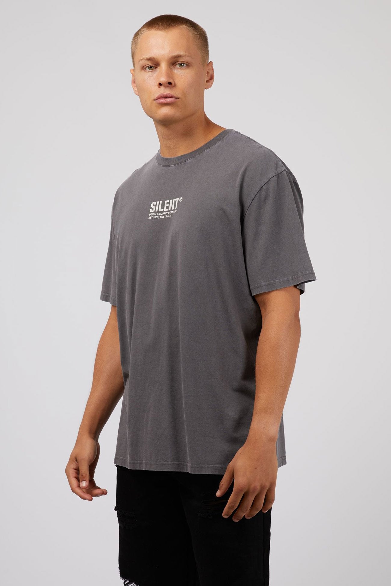 Icon Tee Charcoal