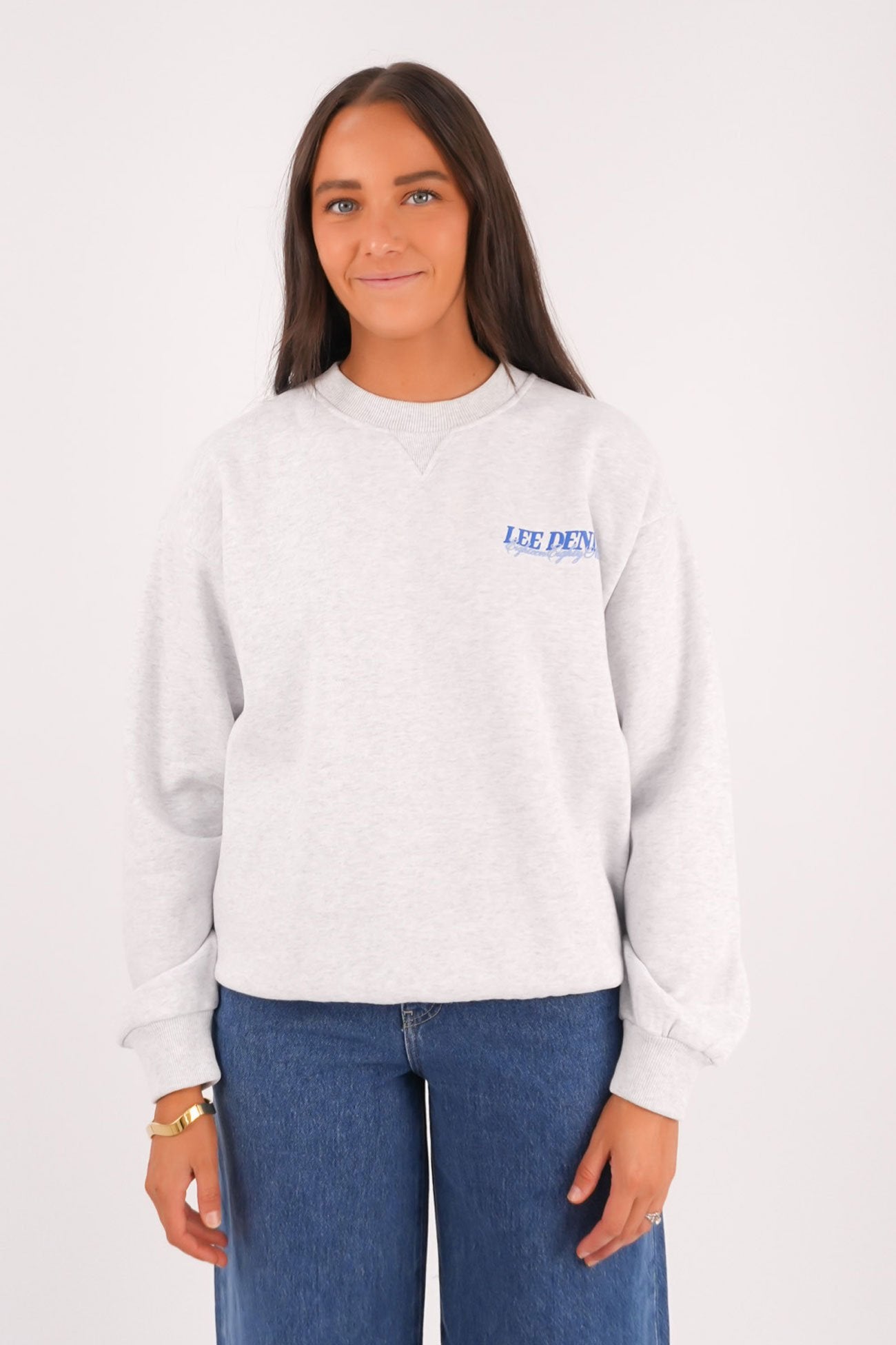 Independent Baggy Sweat White Marle