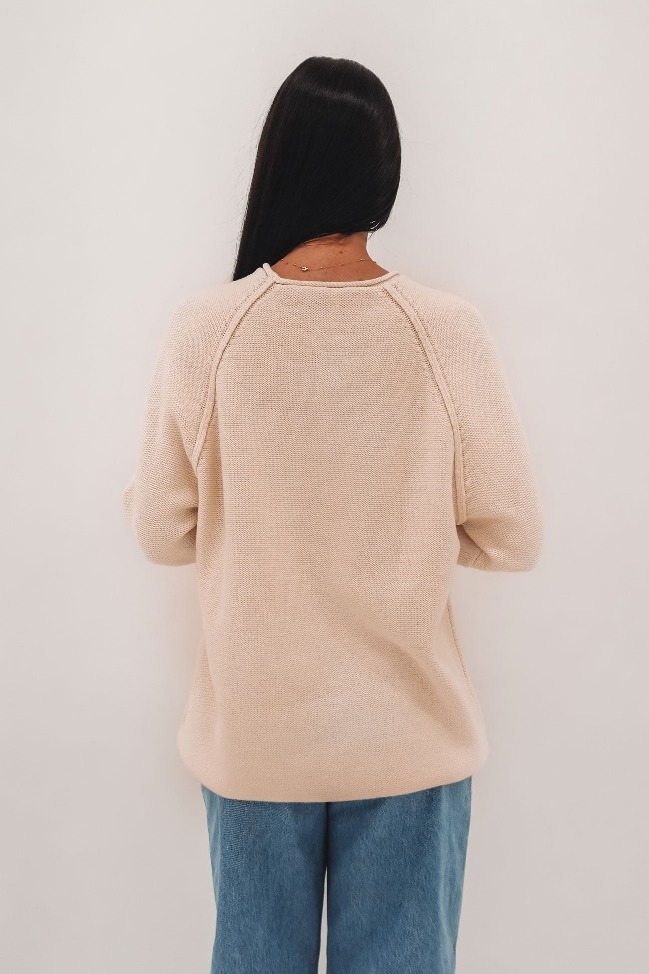 Ivy Raglan Sweater Natural