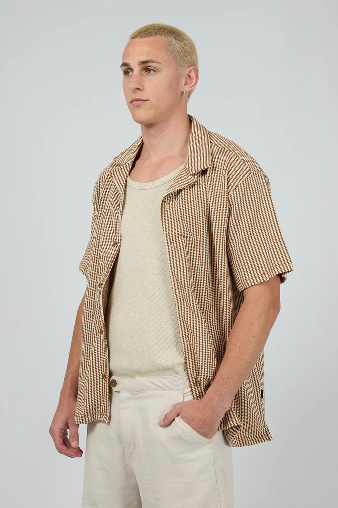 Jackson Short Sleeve Shirt Brown