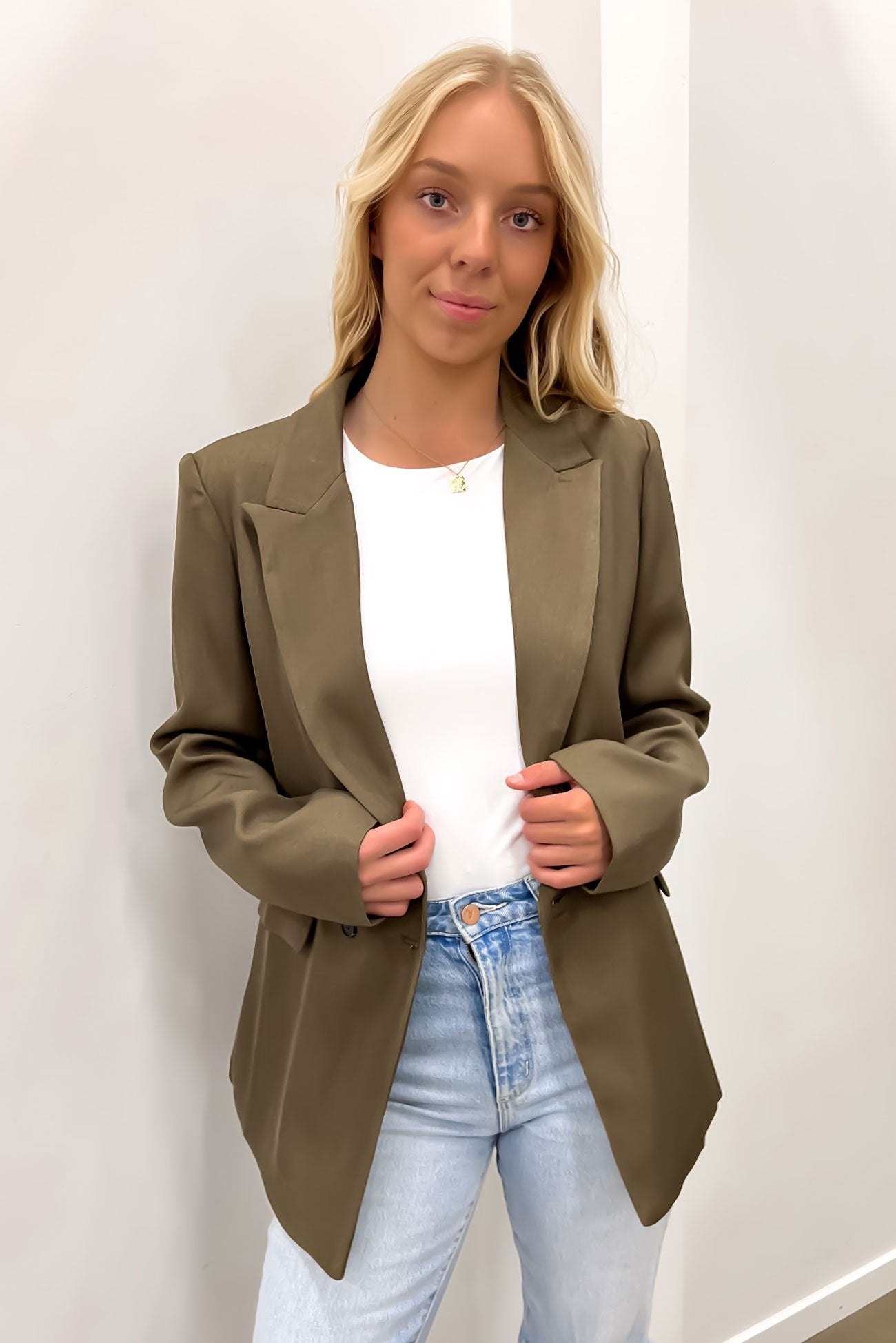 Jade Blazer Khaki