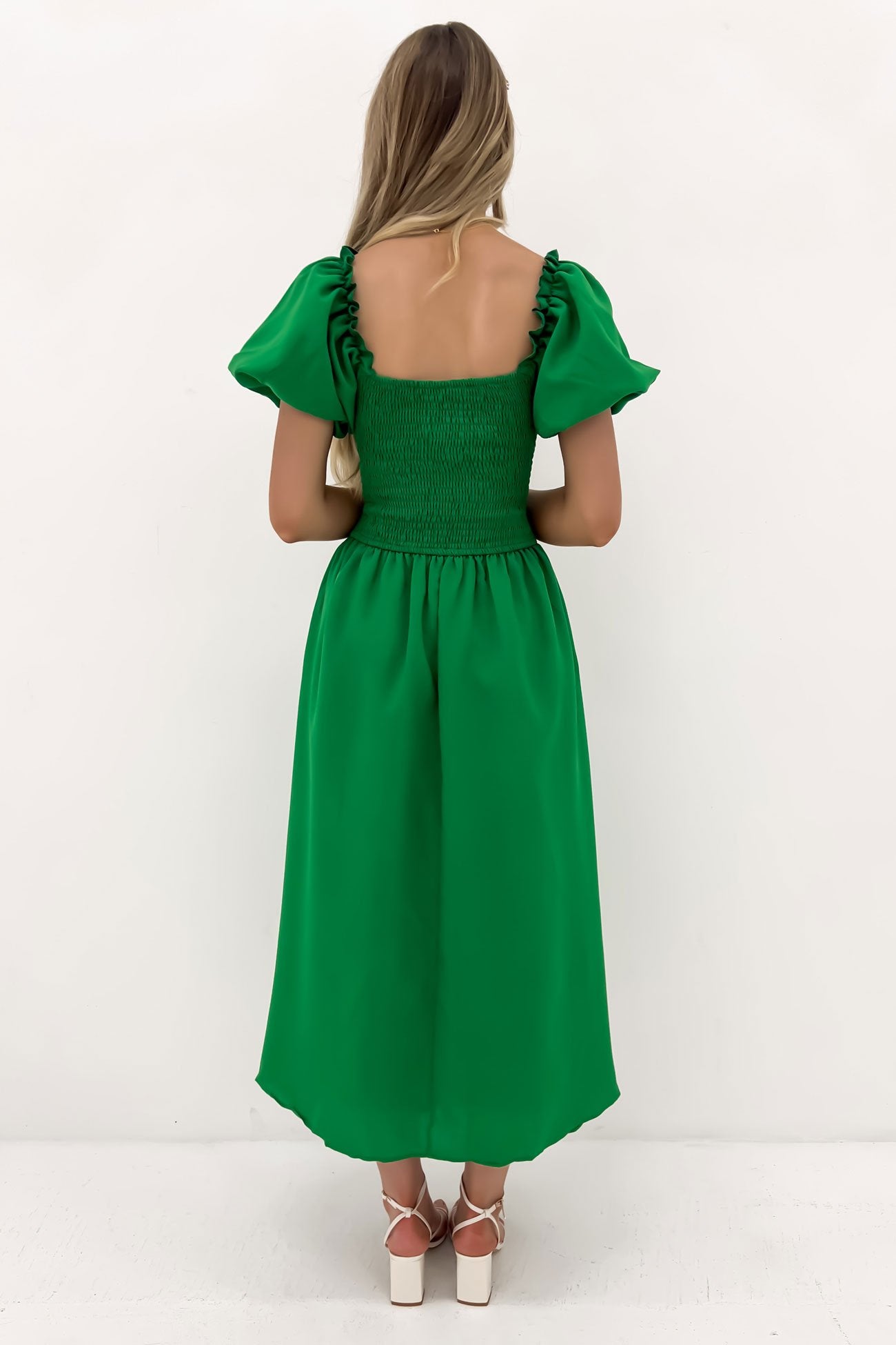 Jarrah Midi Dress Green