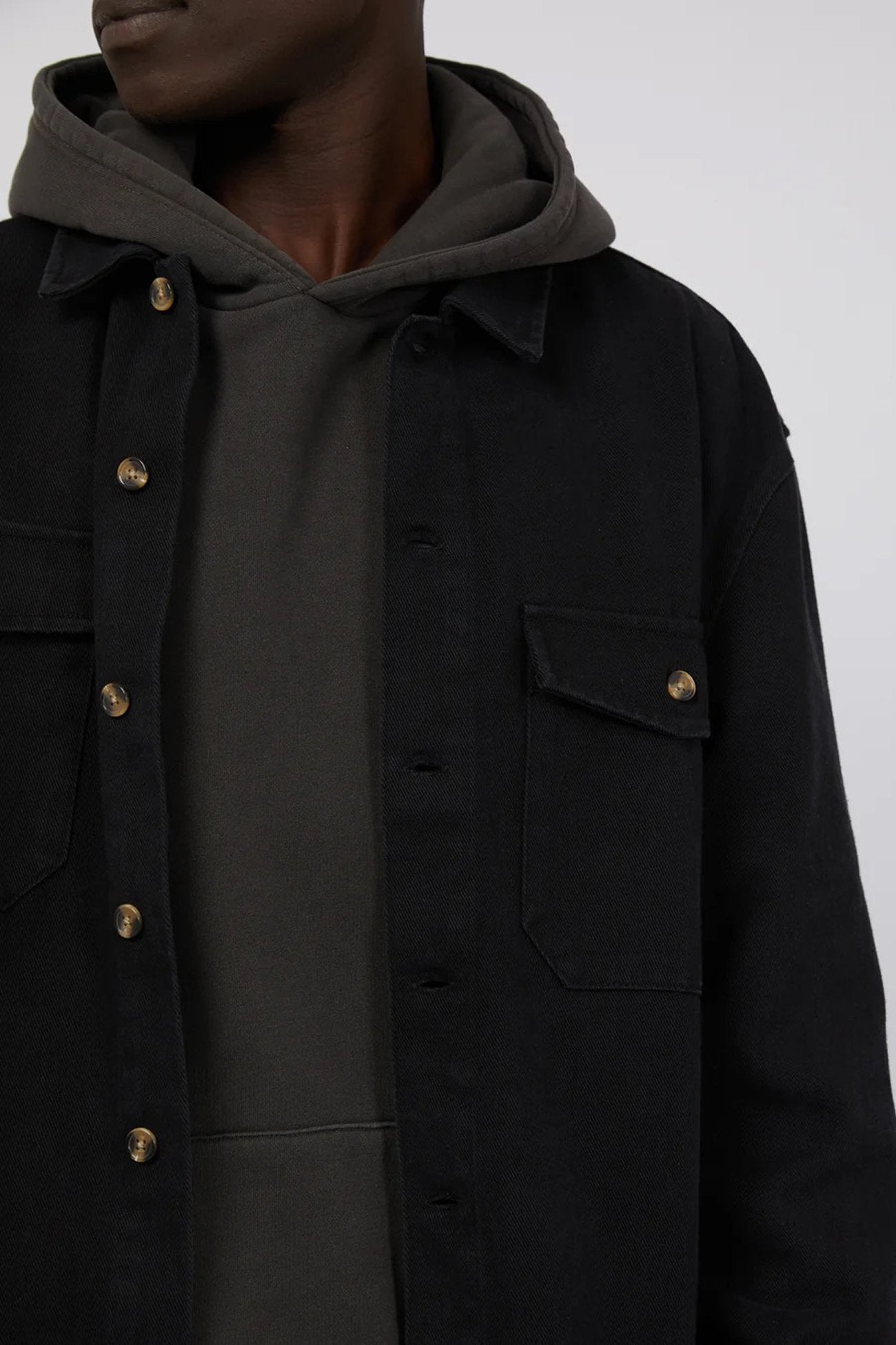 Jasper Overshirt Black