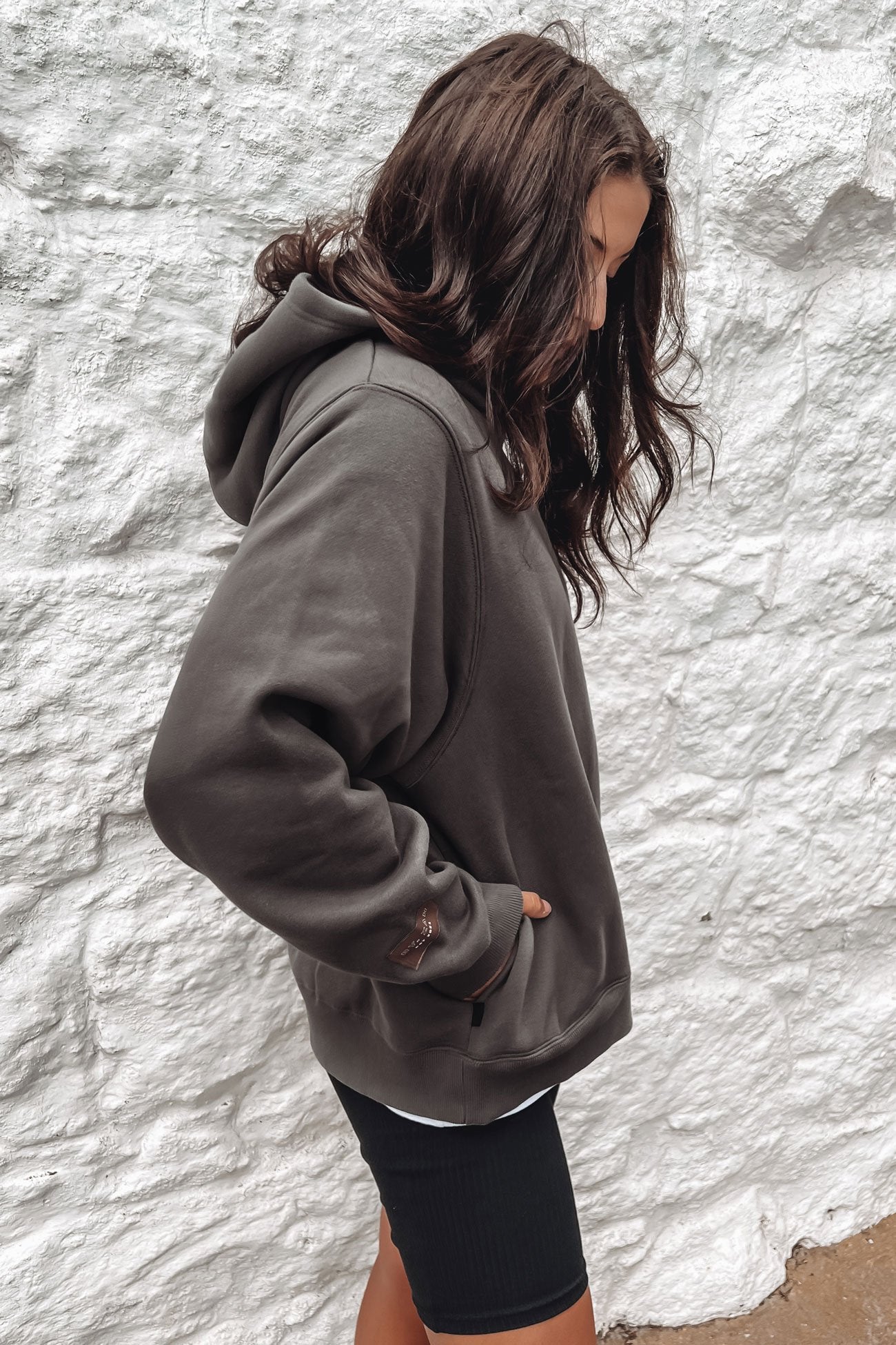 Journey Oversized Hoodie Charcoal