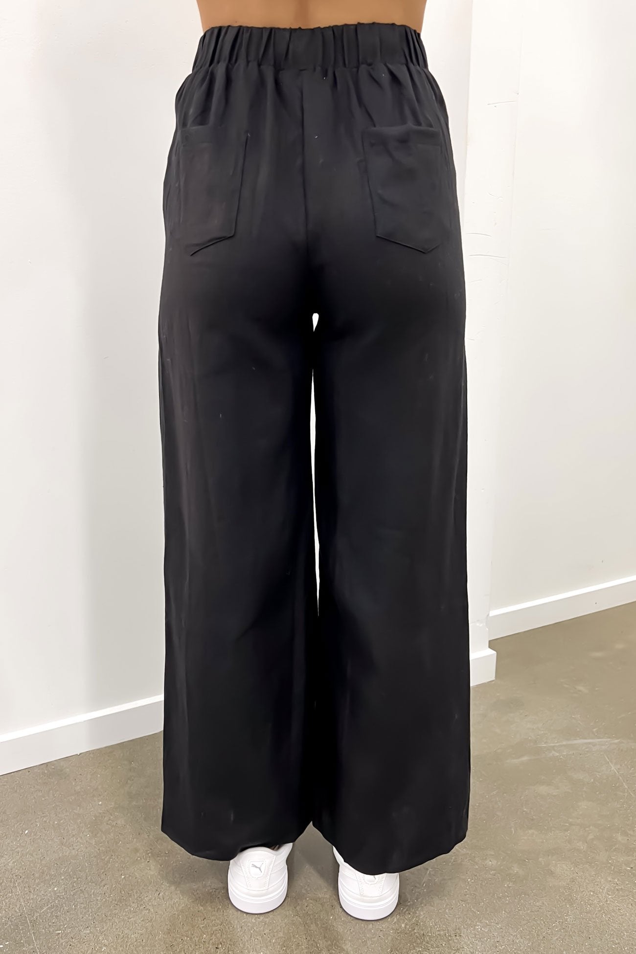 Jude Linen Pant Black