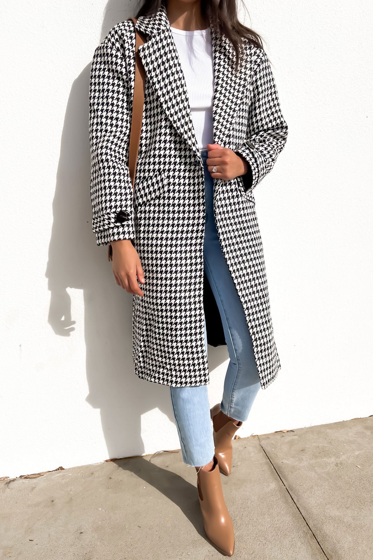 Kelly Coat Houndstooth