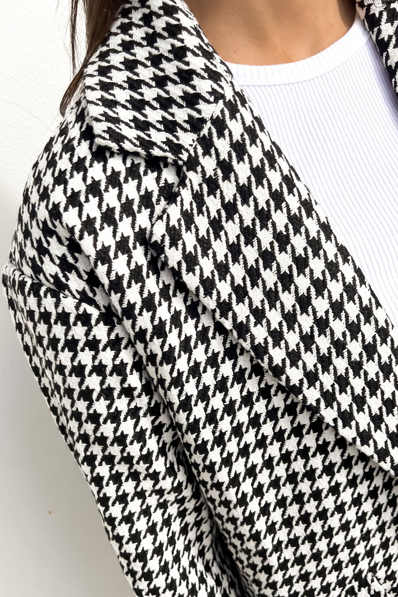 Kelly Coat Houndstooth