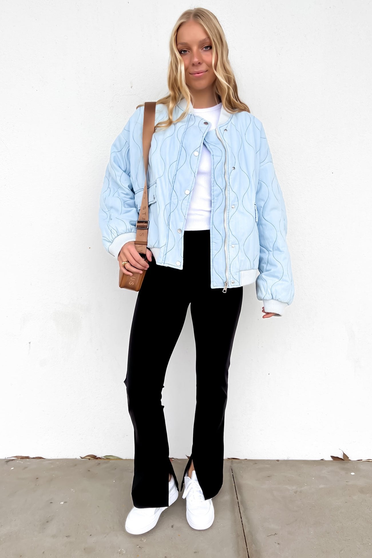 Kenna Chambray Jacket Blue