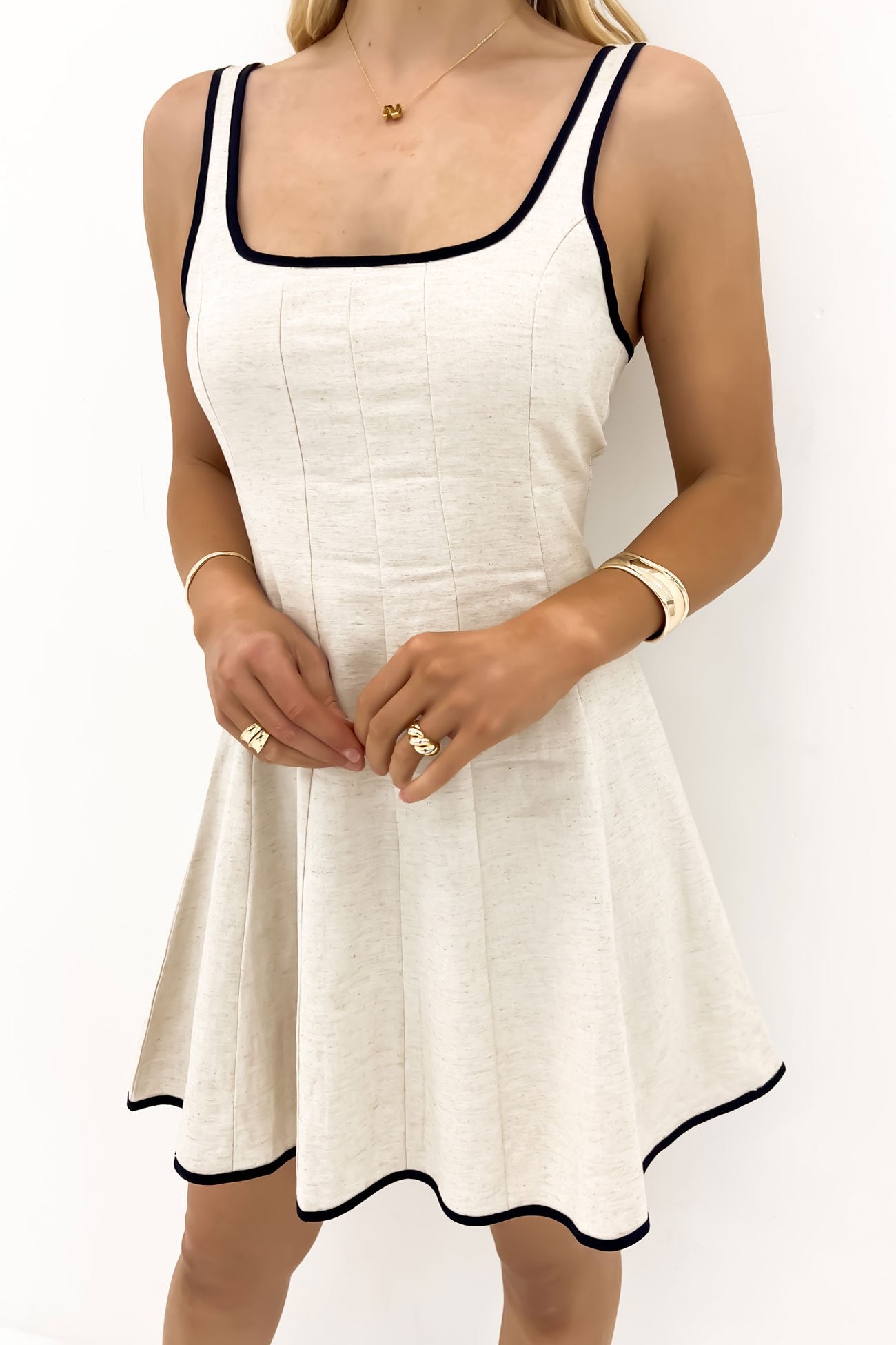 Kiersten Mini Dress Oatmeal