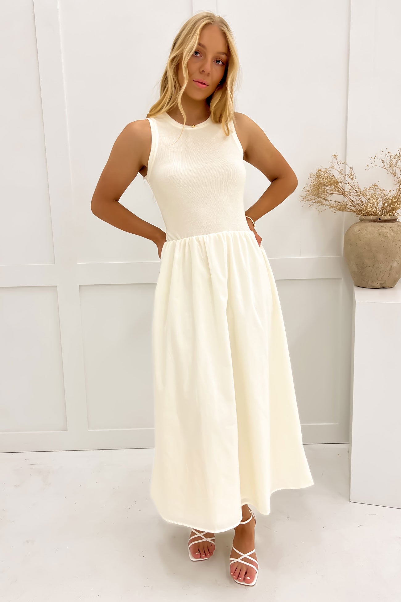 Kiho Maxi Dress Cream