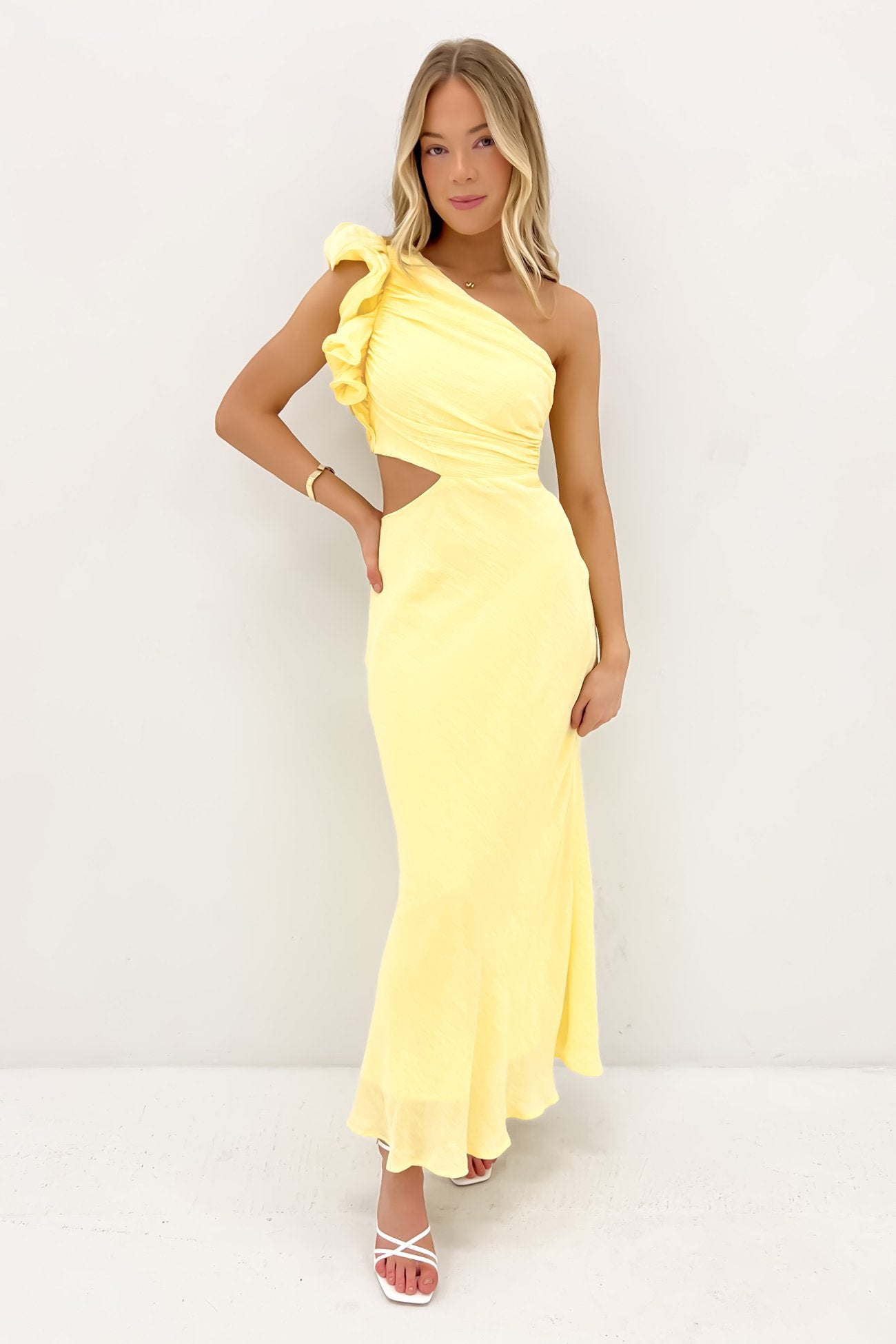 Knox Midi Dress Yellow