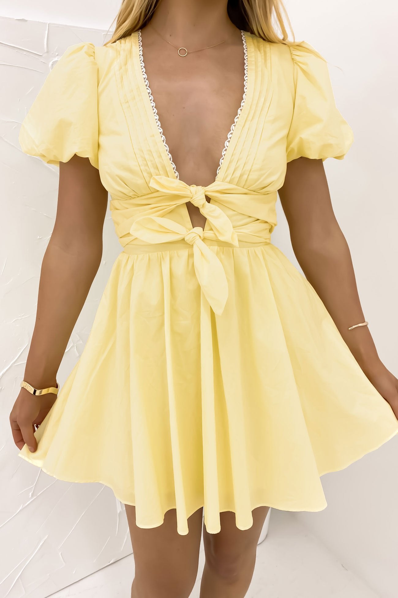 Kolby Mini Dress Yellow