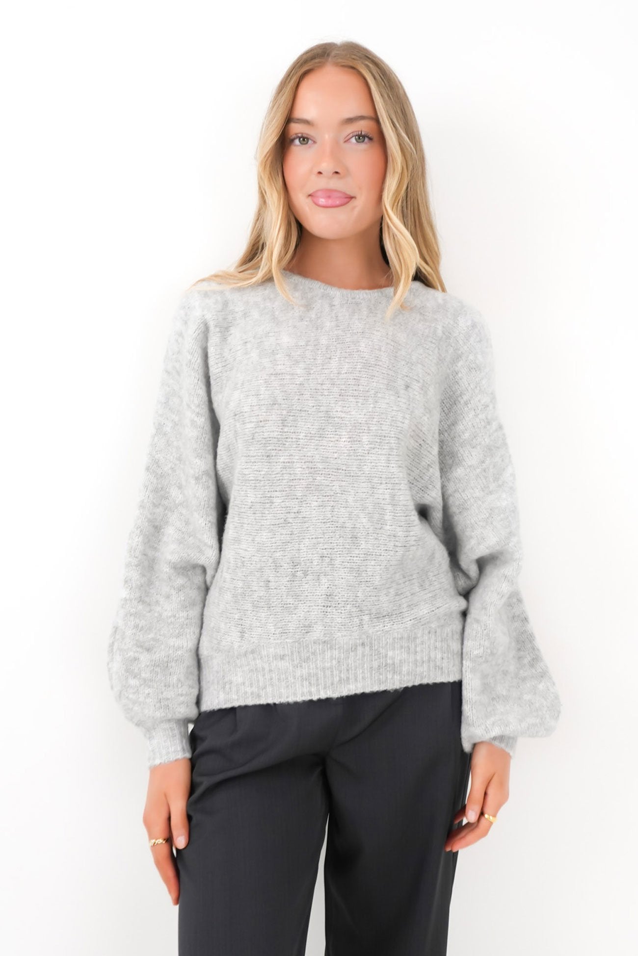 Korey Knit Jumper Grey