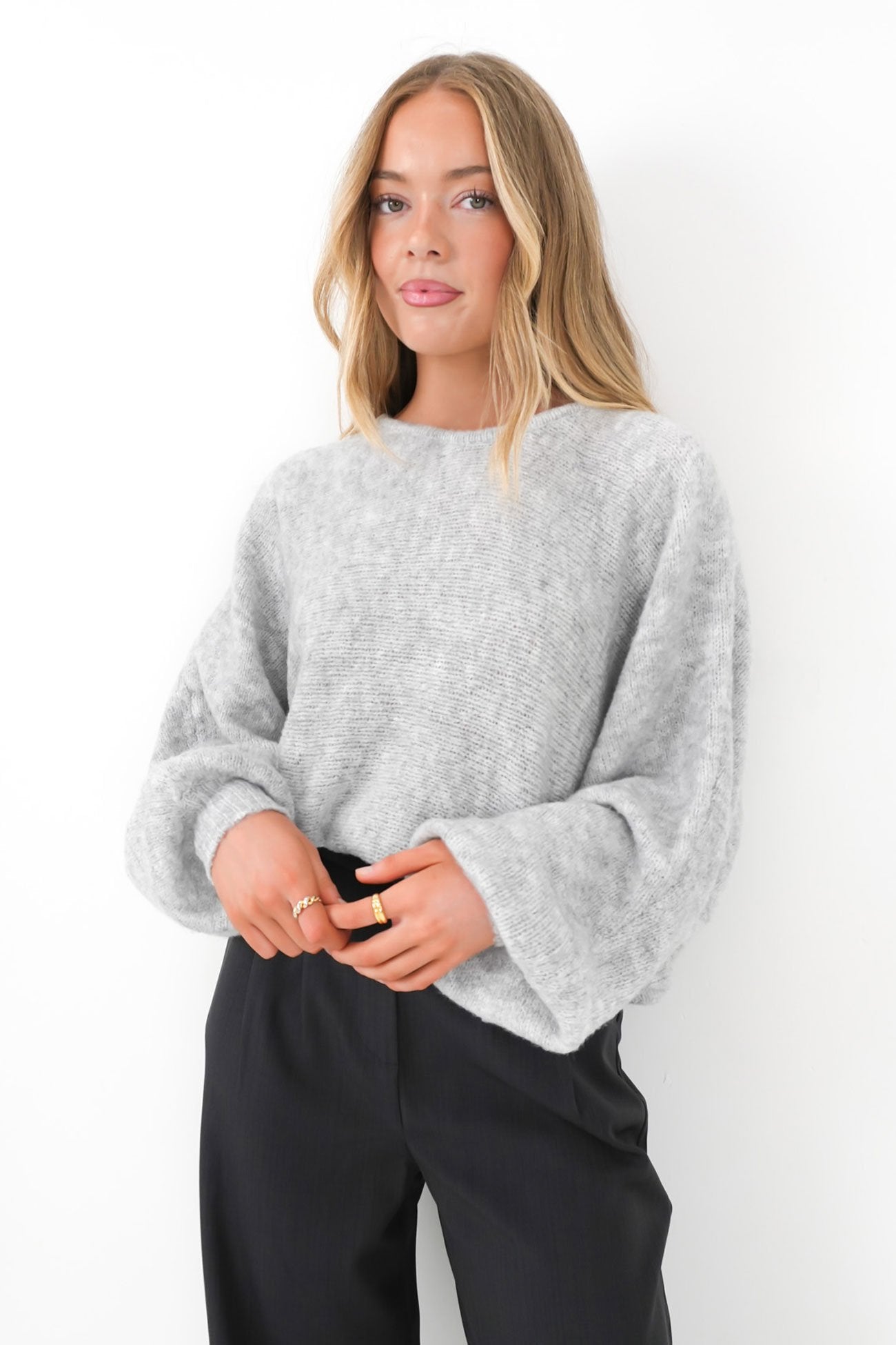 Korey Knit Jumper Grey