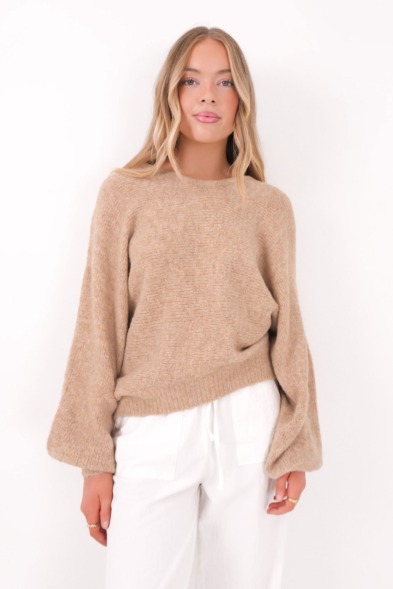 Korey Knit Jumper Oatmeal