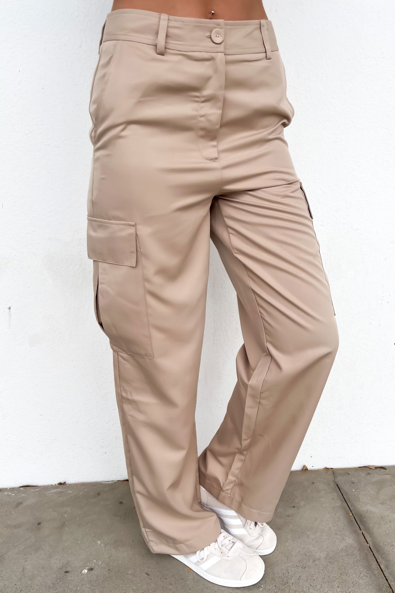 Kourtney Cargo Pant Beige