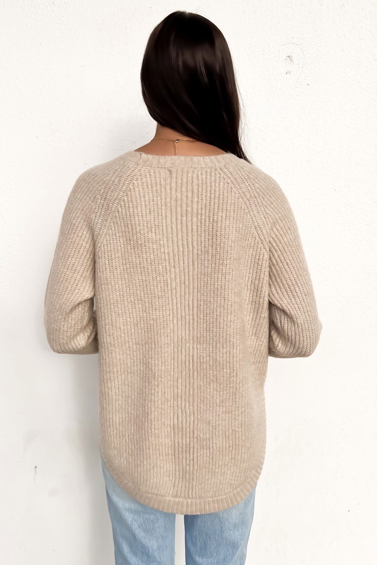 Kylie Knit Jumper Beige