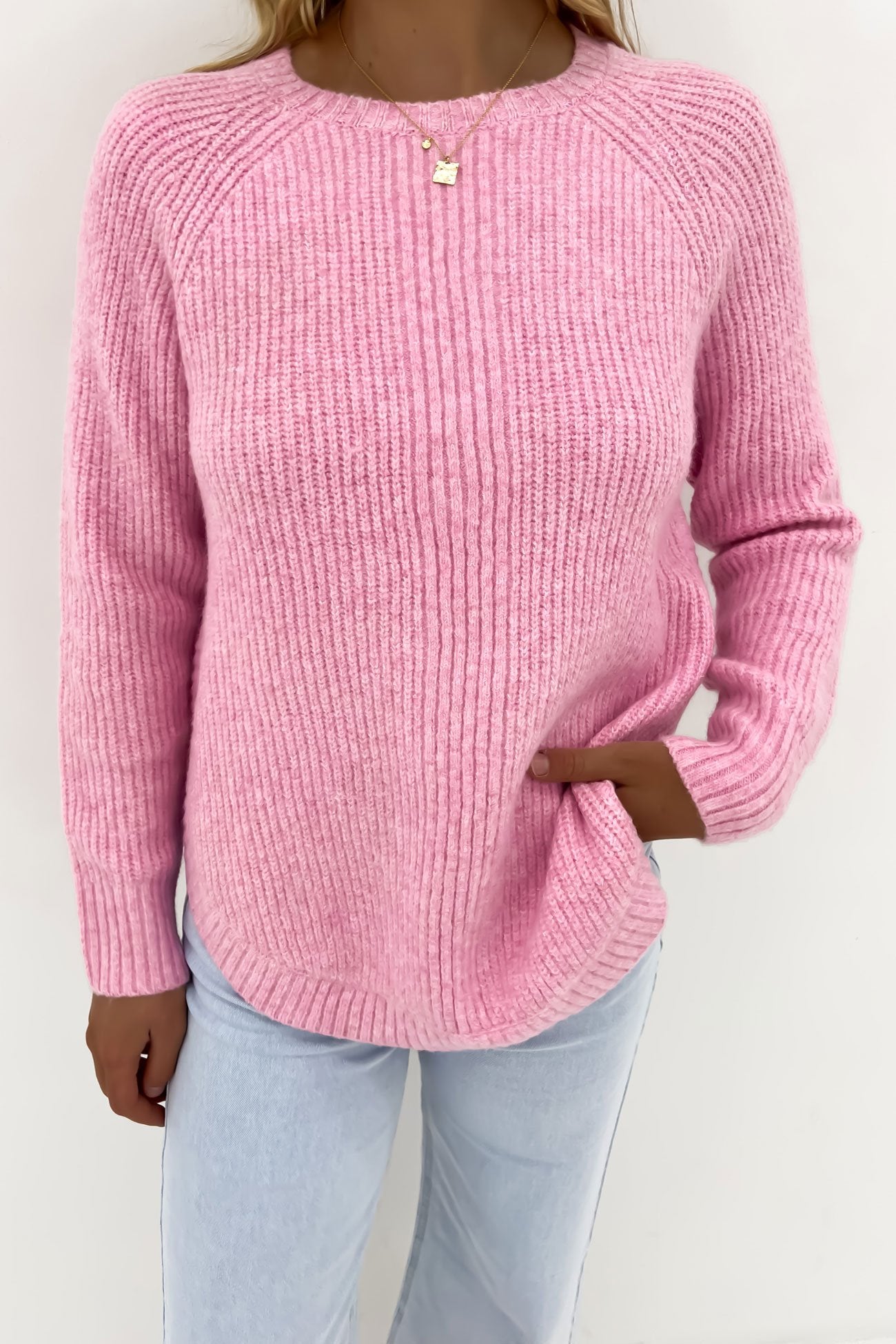 Kylie Knit Jumper Pink