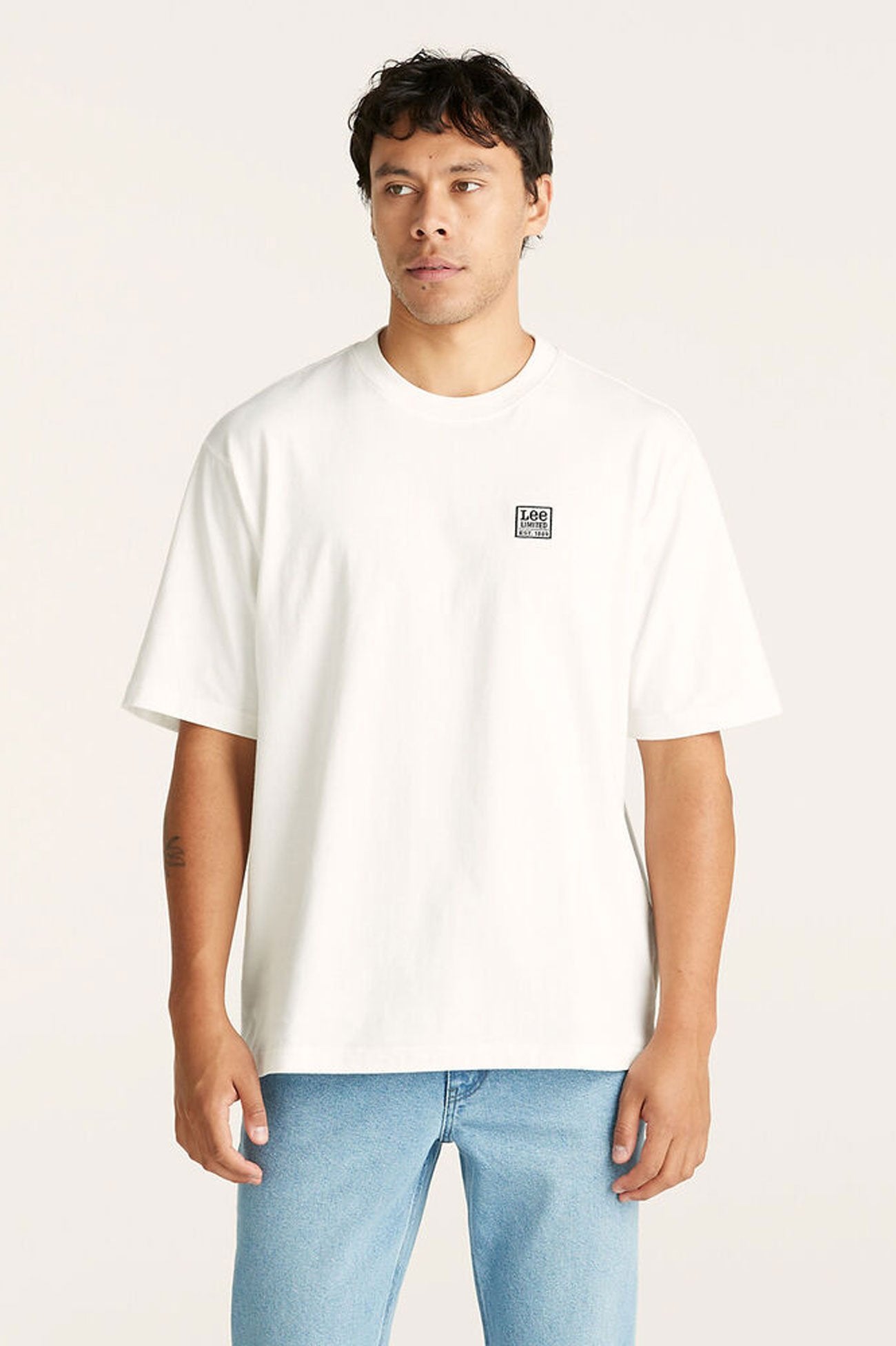 Lee Limited Baggy Tee Vintage White