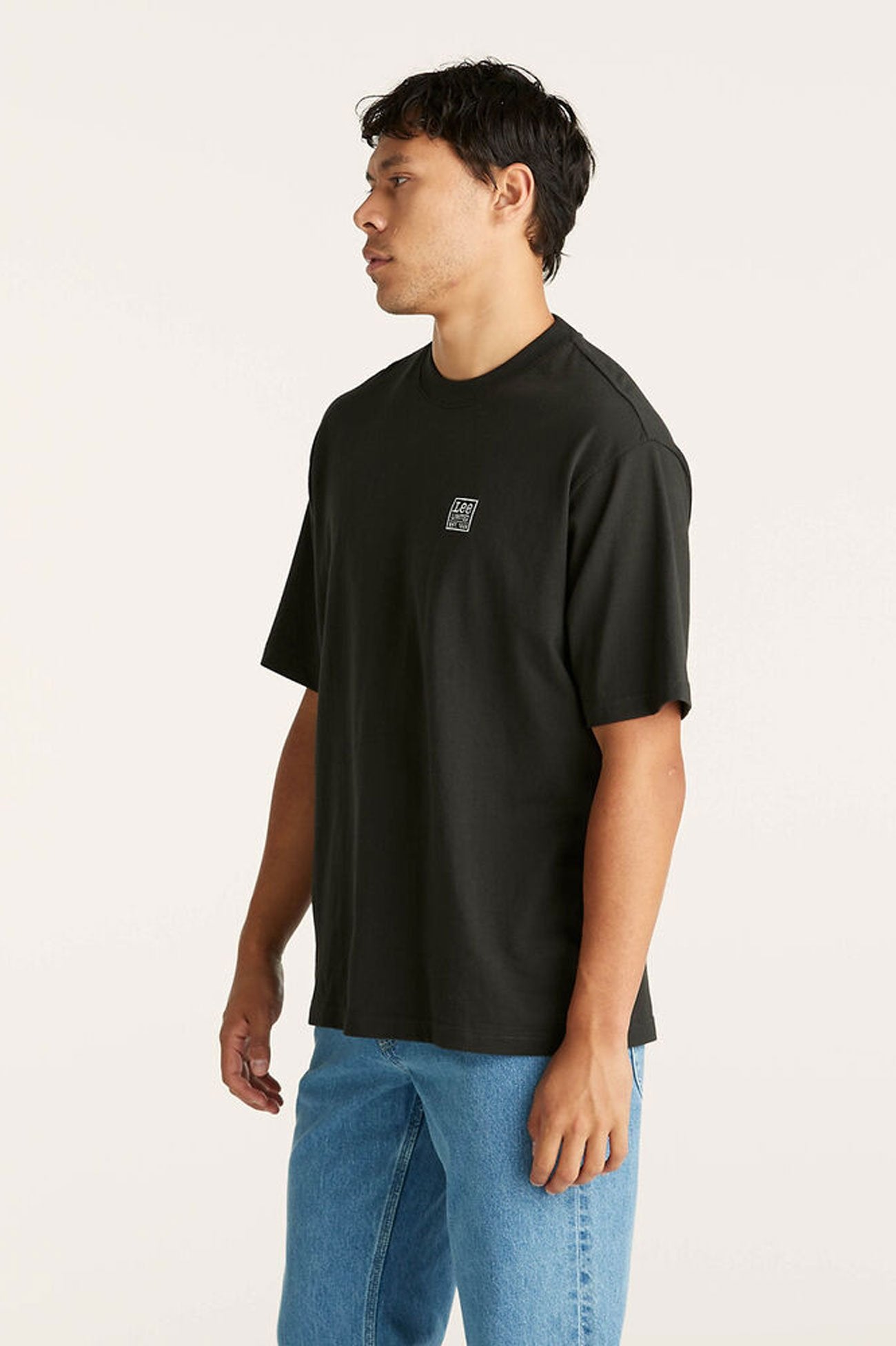 Lee Limited Baggy Tee Worn Black