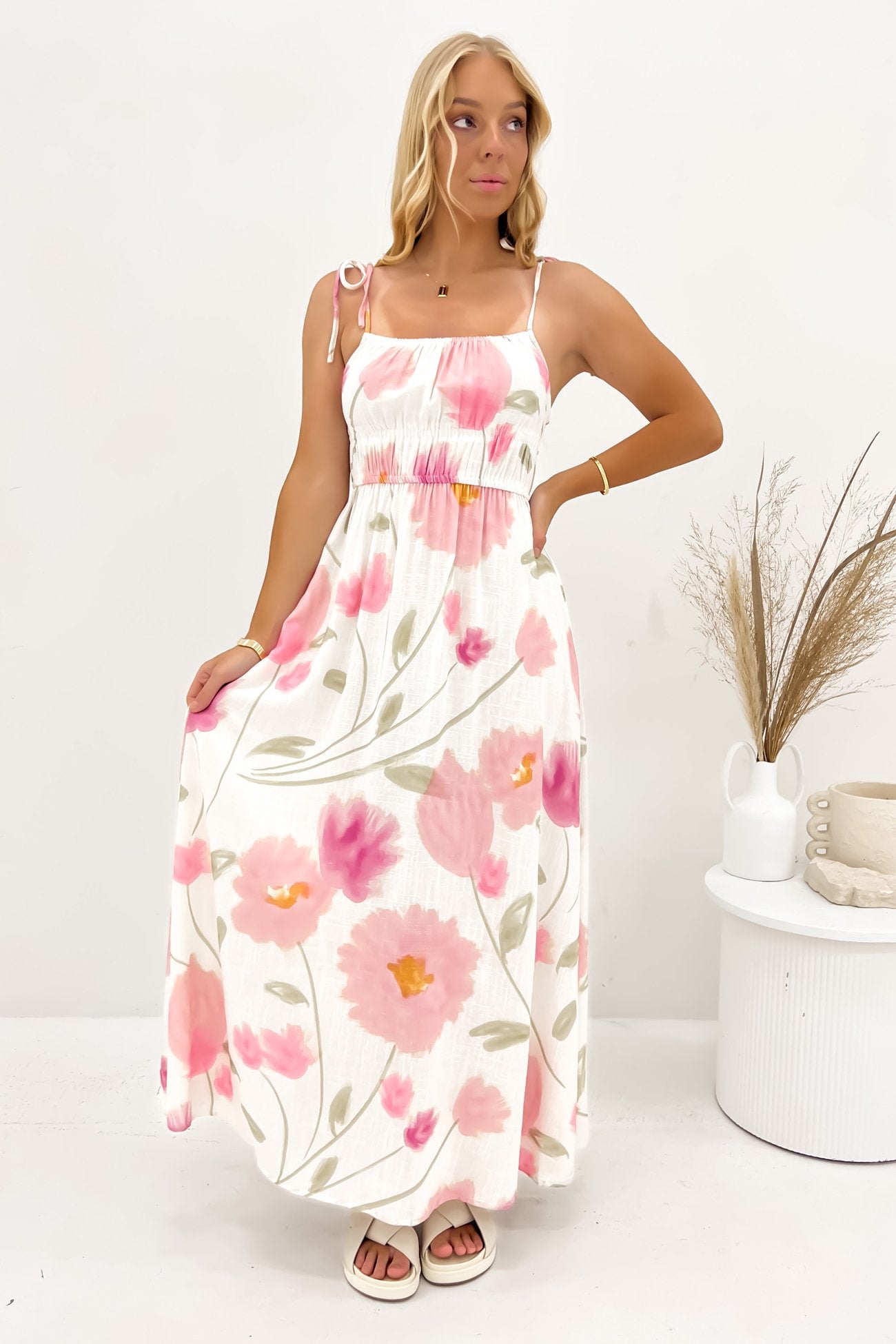 Leora Midi Dress Blossom