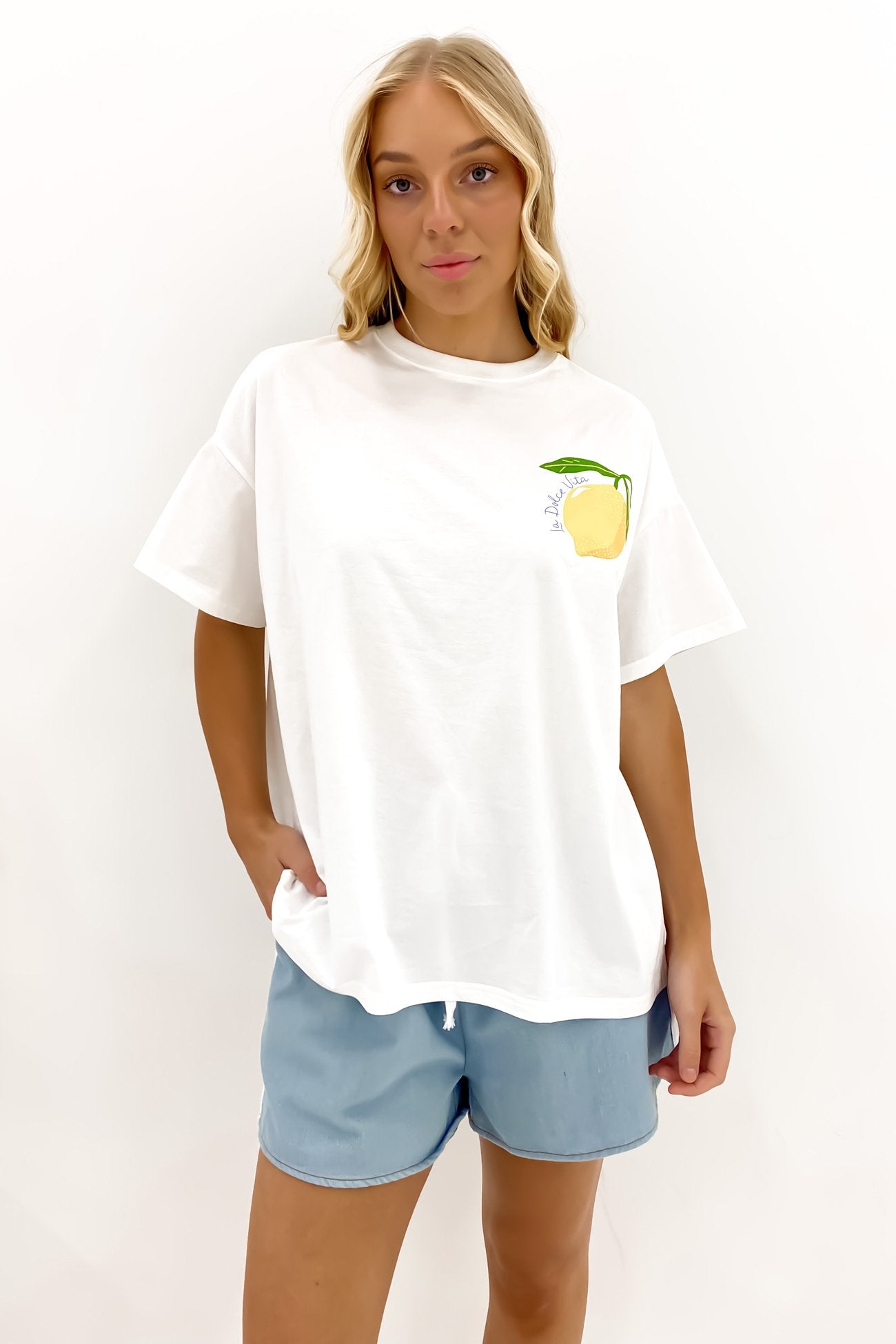 Limoncello Tee White