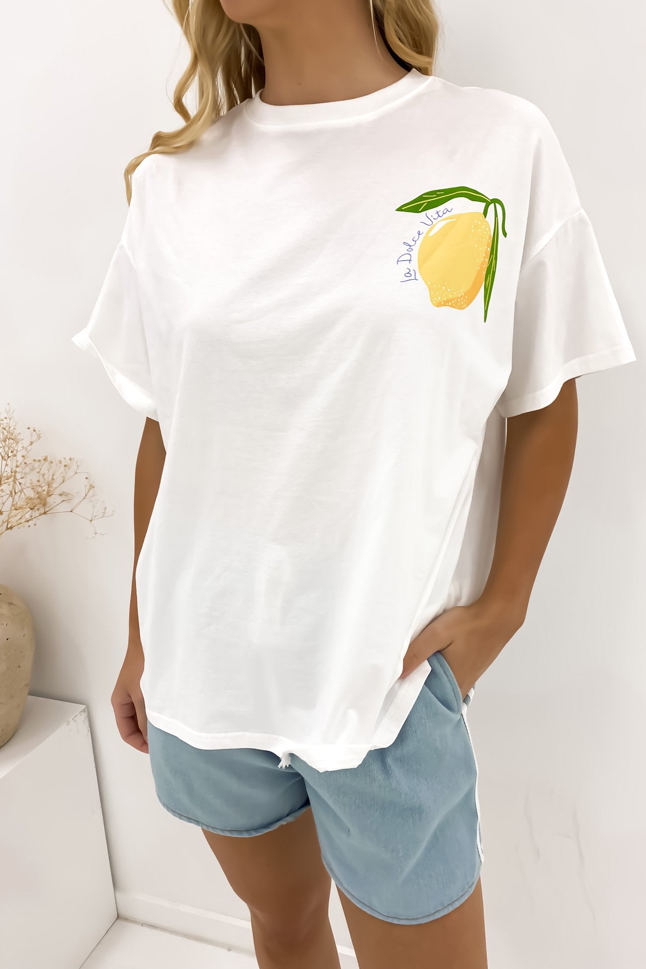 Limoncello Tee White