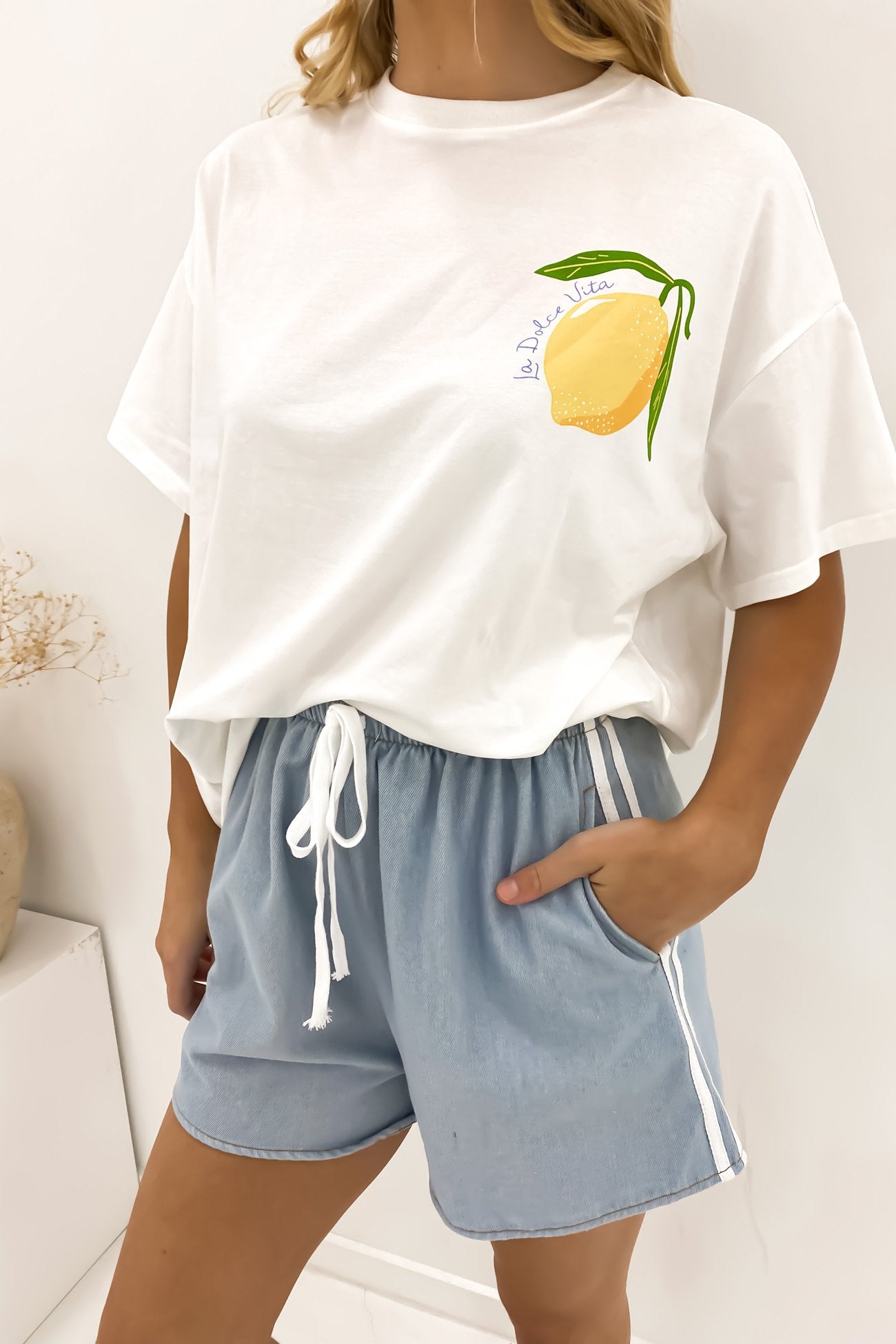 Limoncello Tee White