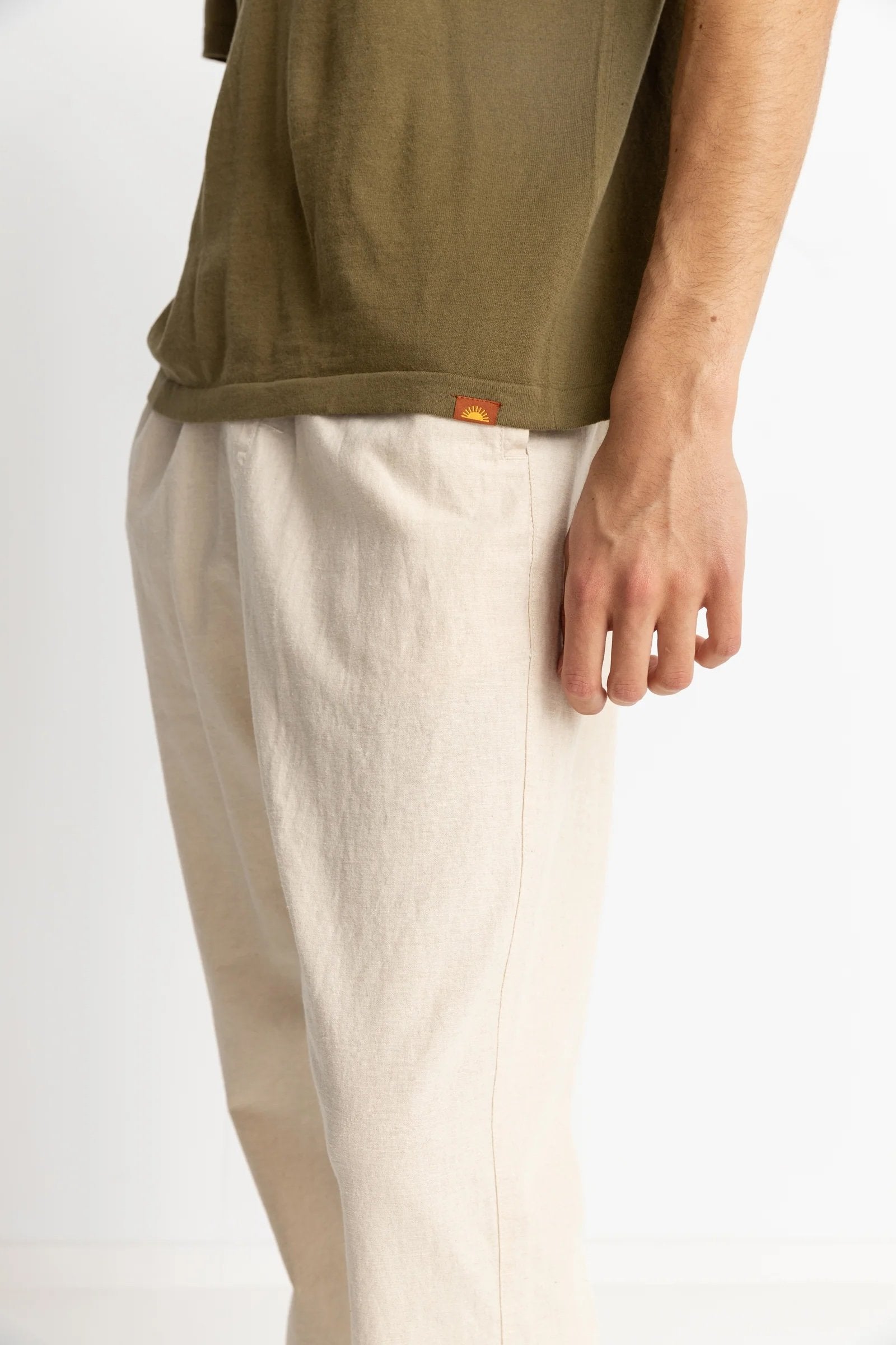 Linen Jam Pant Bone