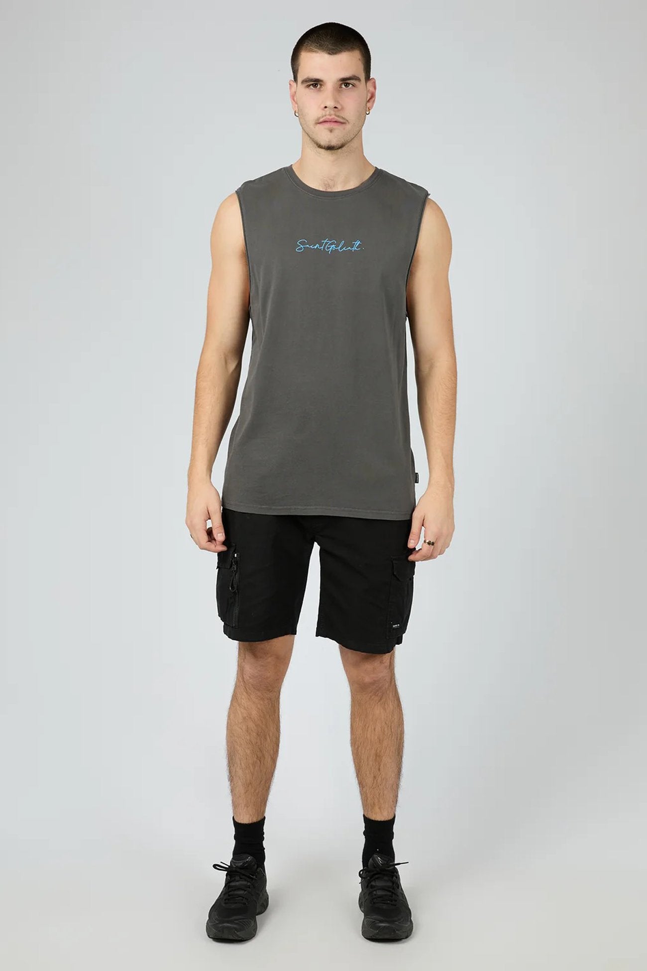 Link Script Muscle Washed Black