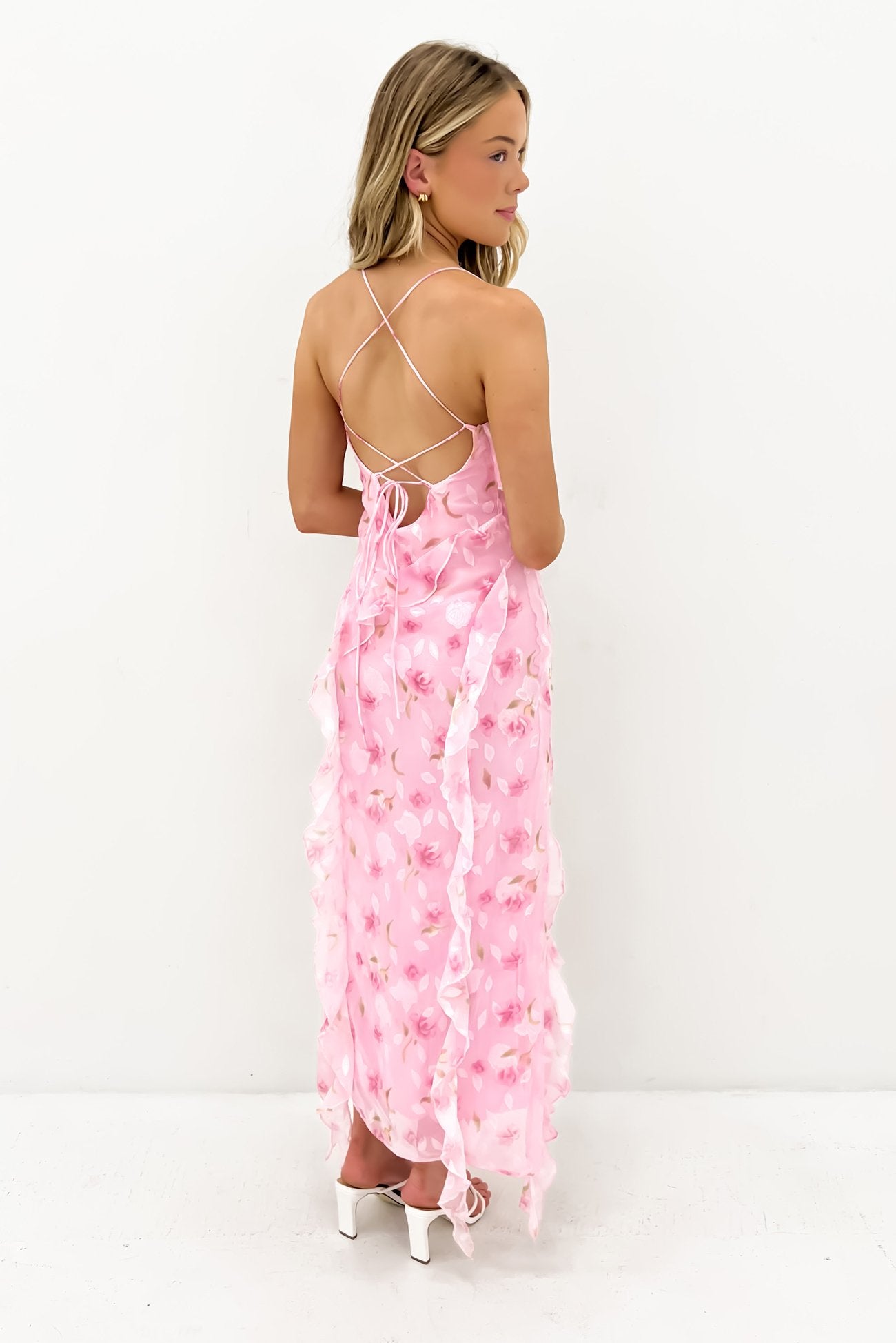 Loz Maxi Dress Pink Frolic