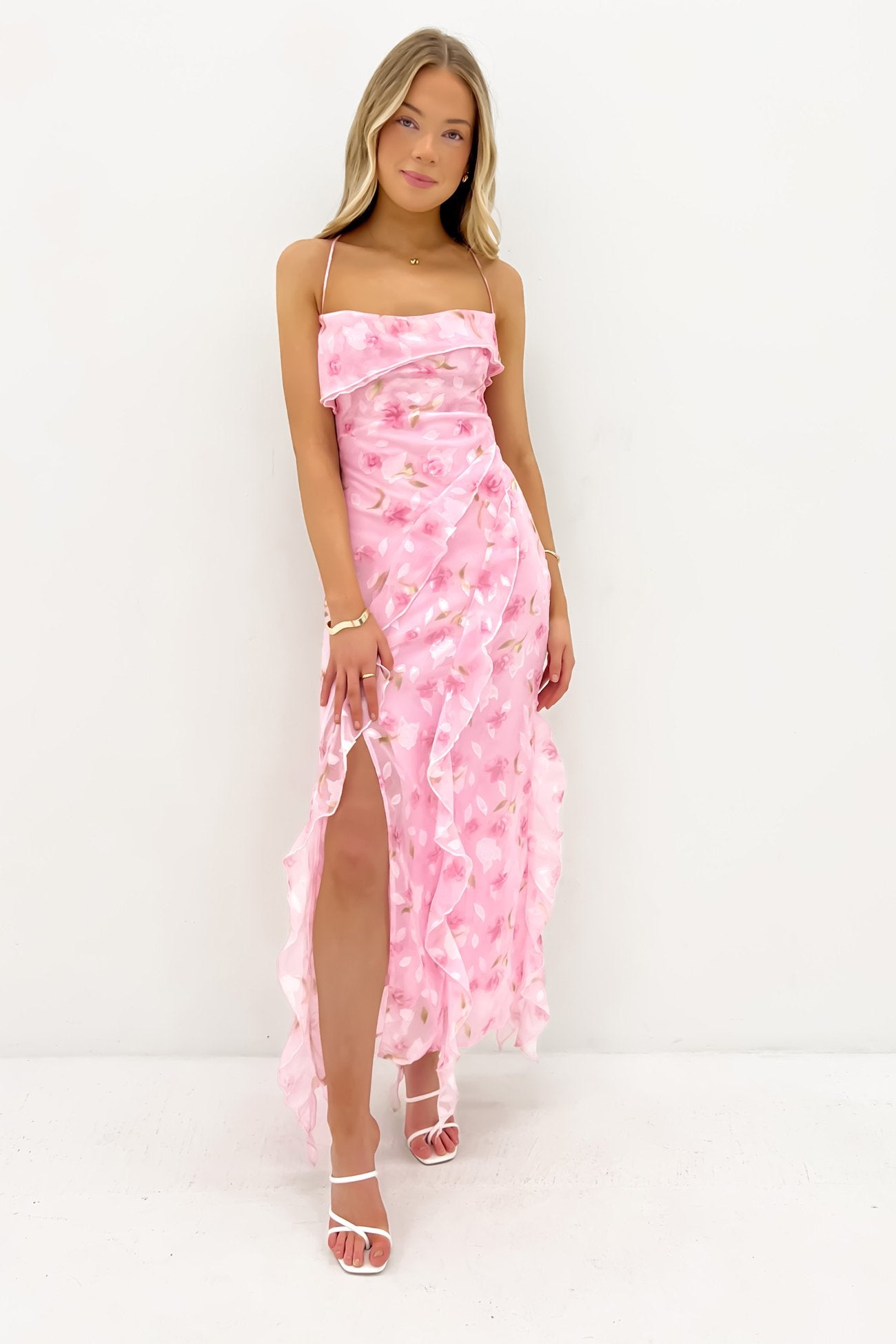 Loz Maxi Dress Pink Frolic