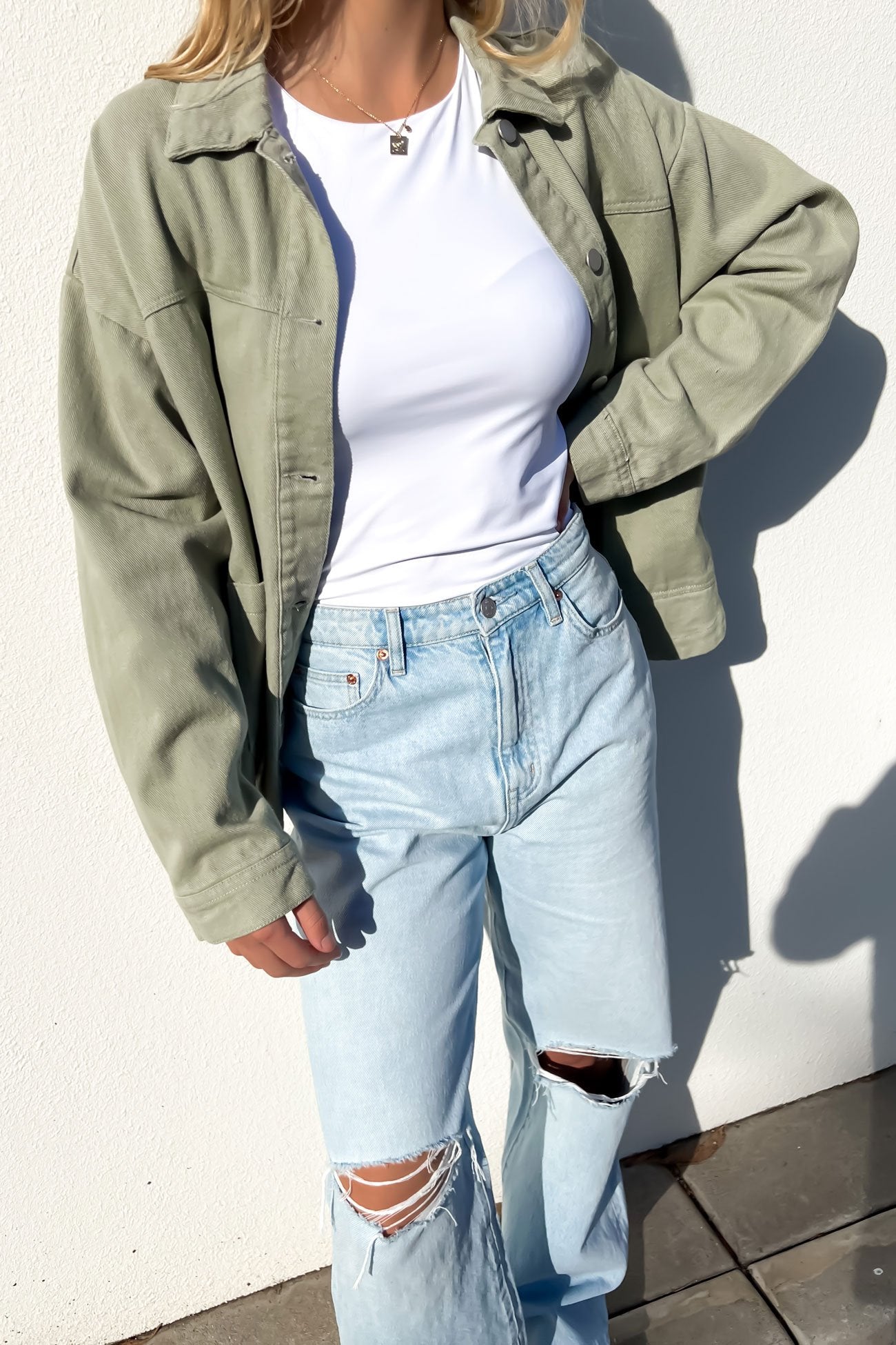 Luisa Denim Jacket Sage