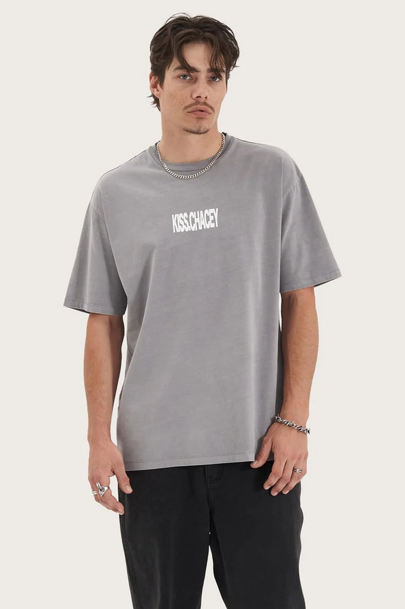 Luminary Heavy Box Fit Tee Pigment Frost Grey