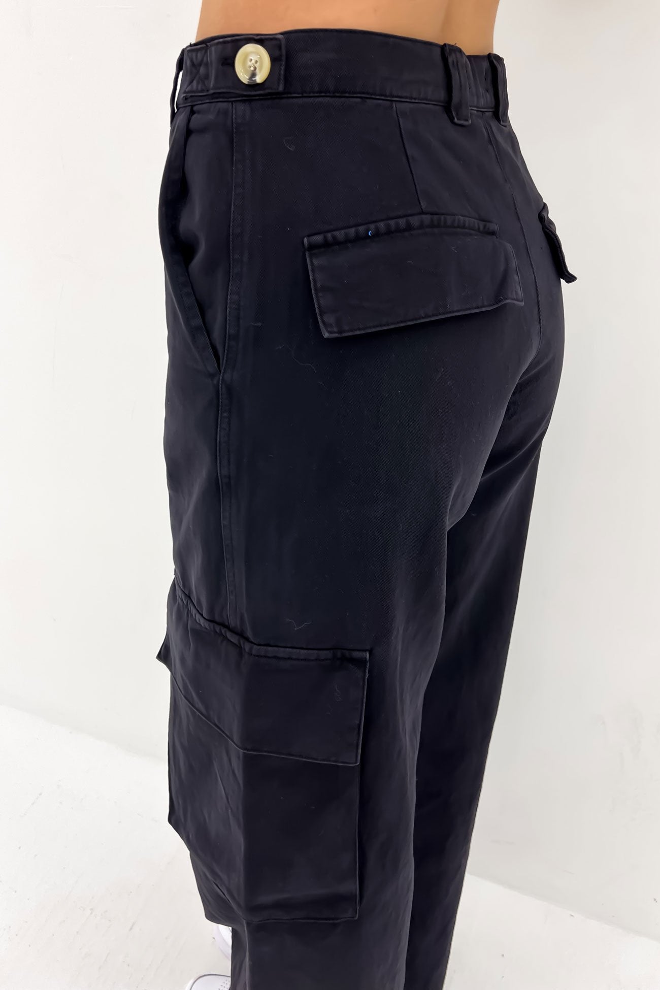 Maisy Cargo Pant Black