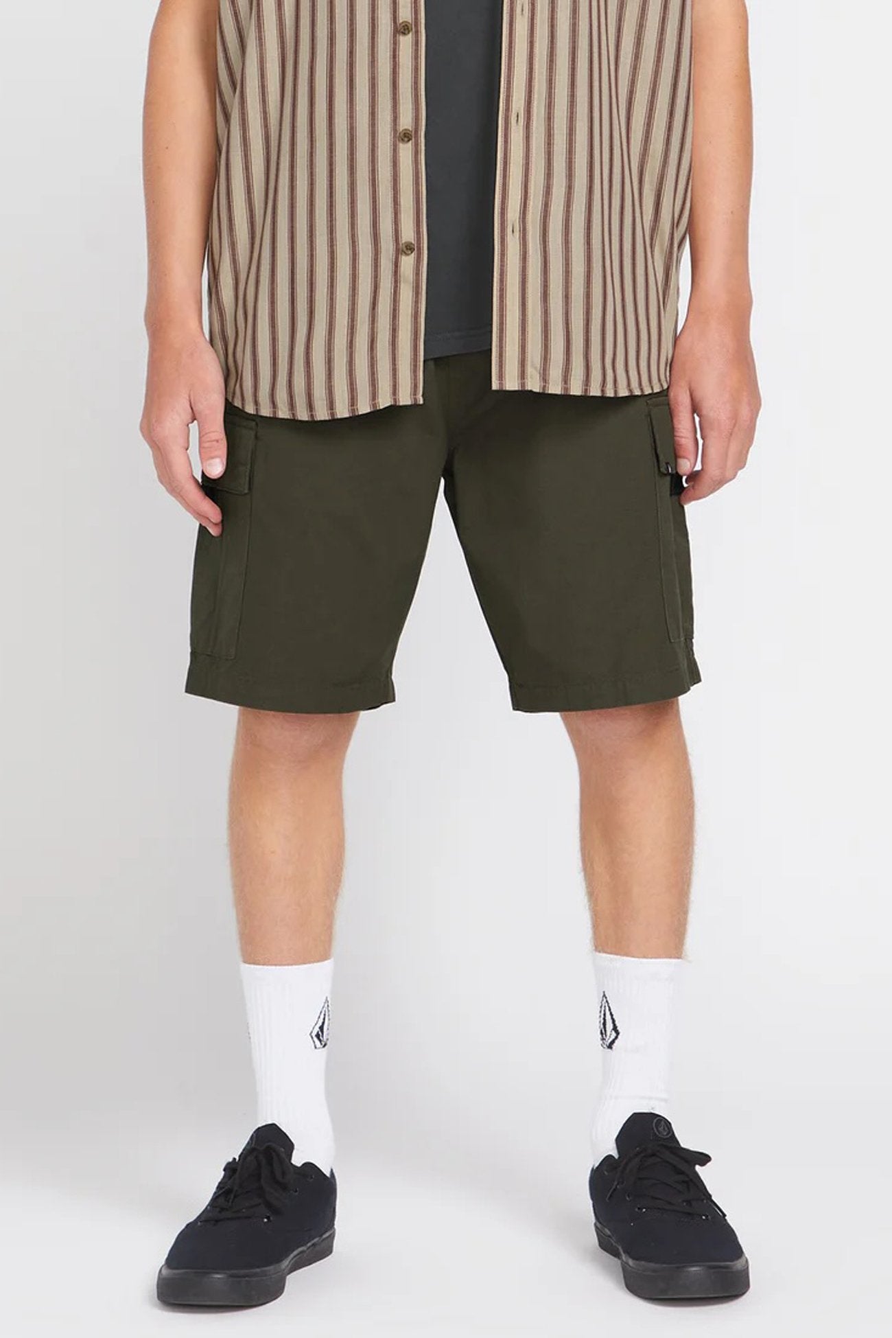 March Cargo Elastic Waist Short Wren