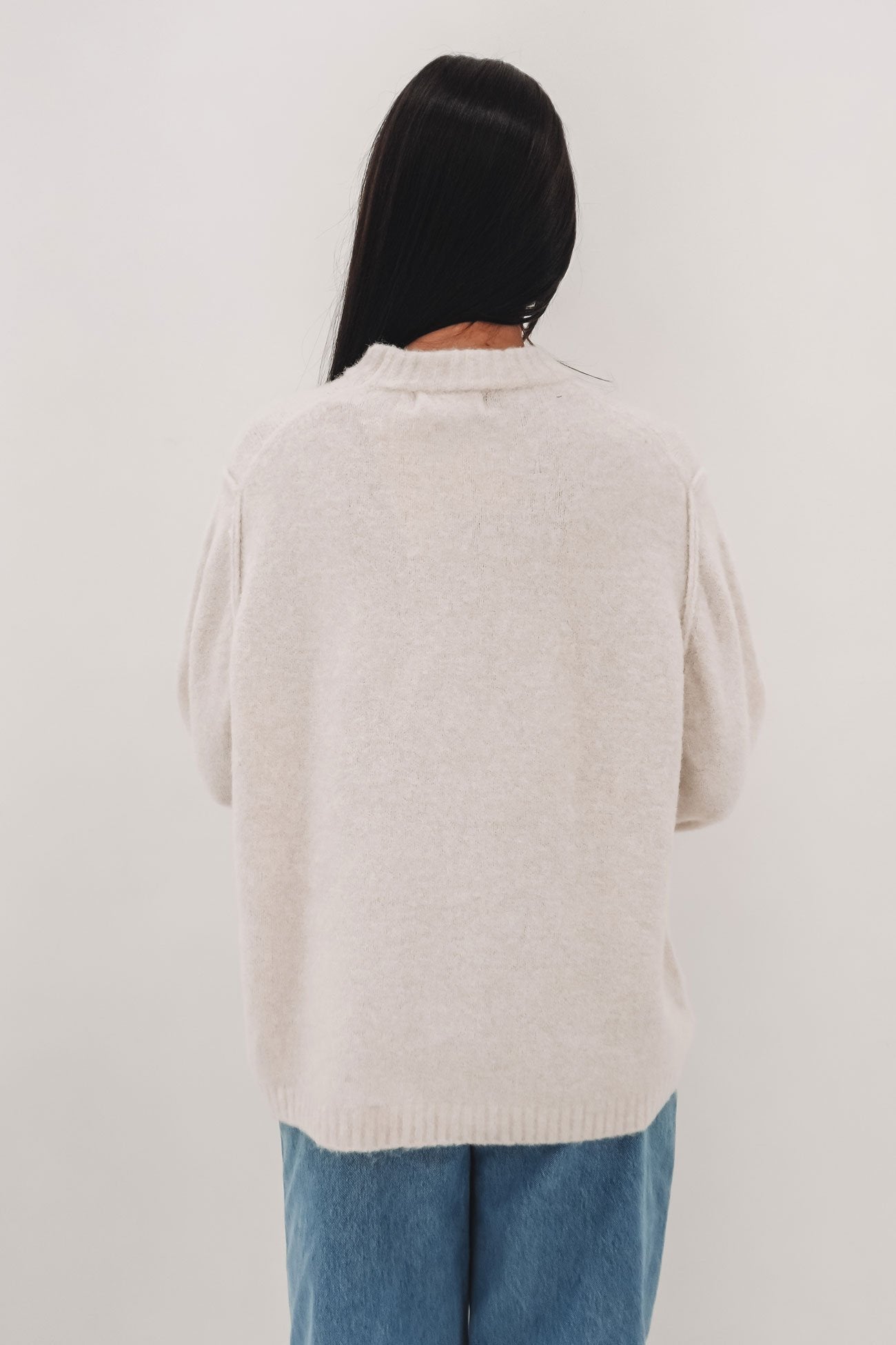 Marcy Knit Jumper Cream