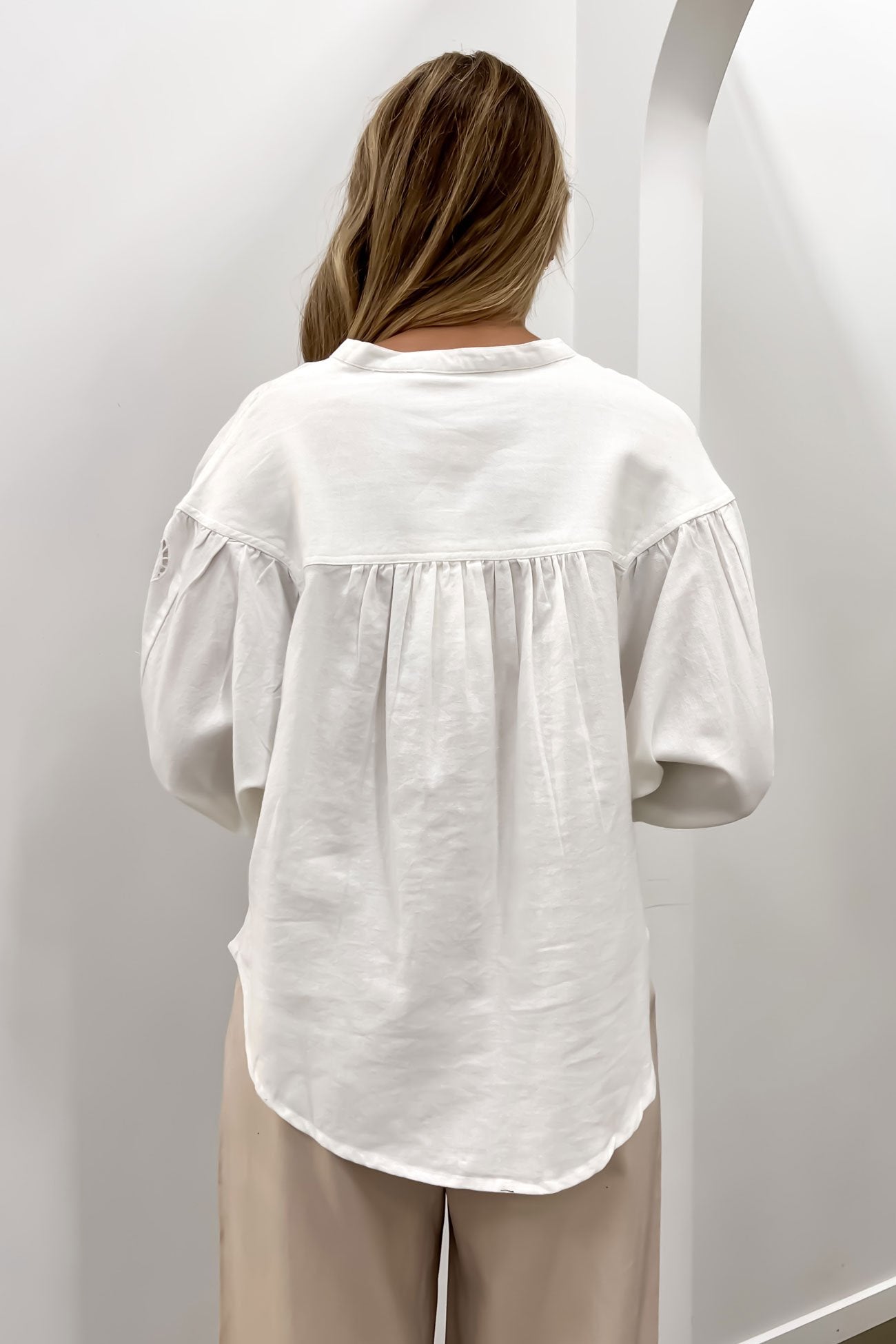 Marlow Blouse Egret