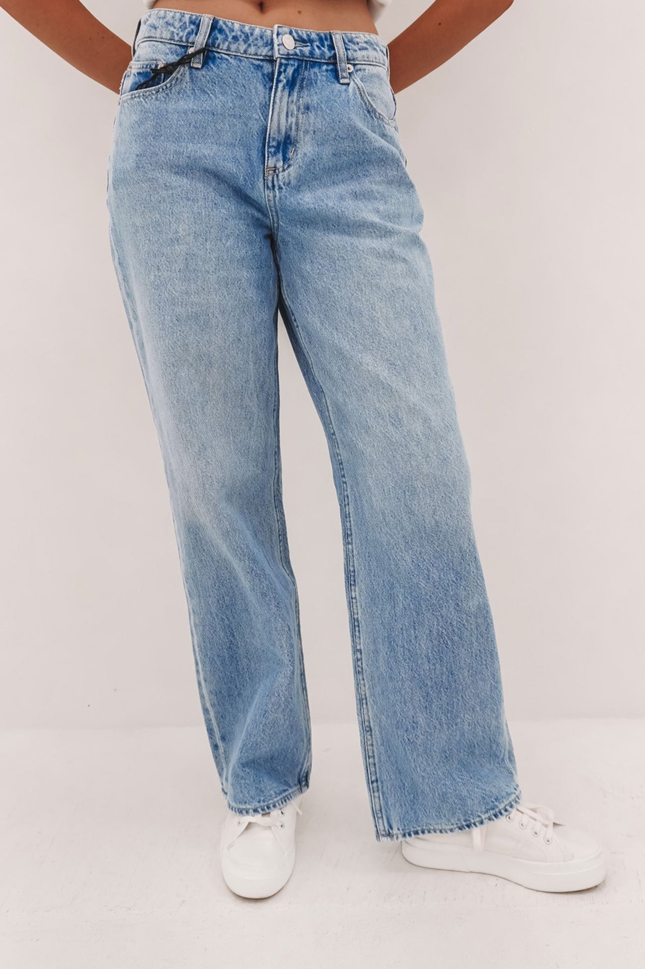 Mid Baggy Jean Skyline Blue Petite