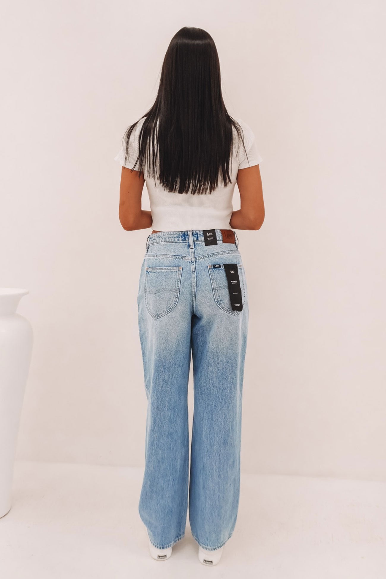 Mid Baggy Jean Skyline Blue Petite