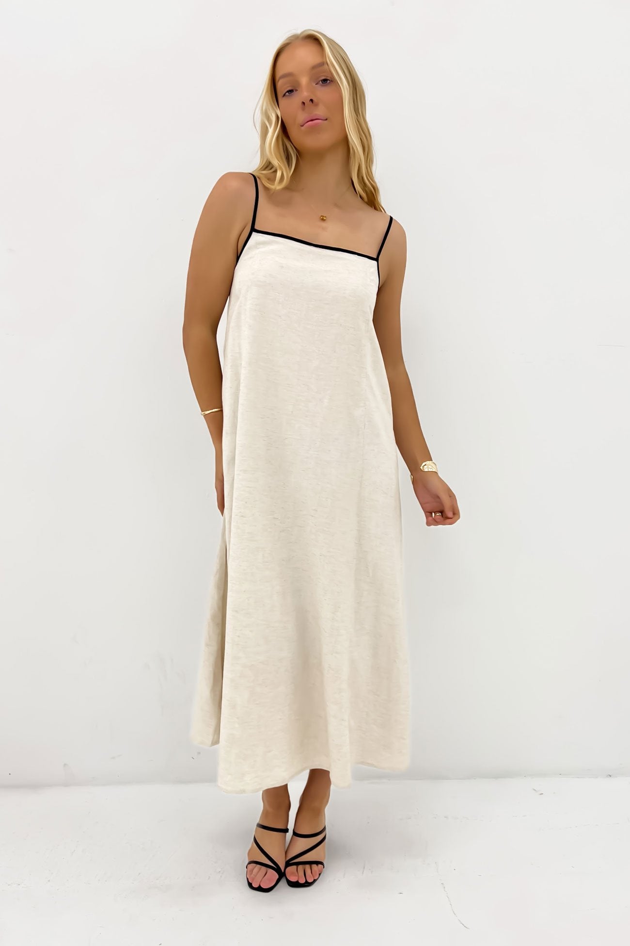 Milla Midi Dress Oatmeal