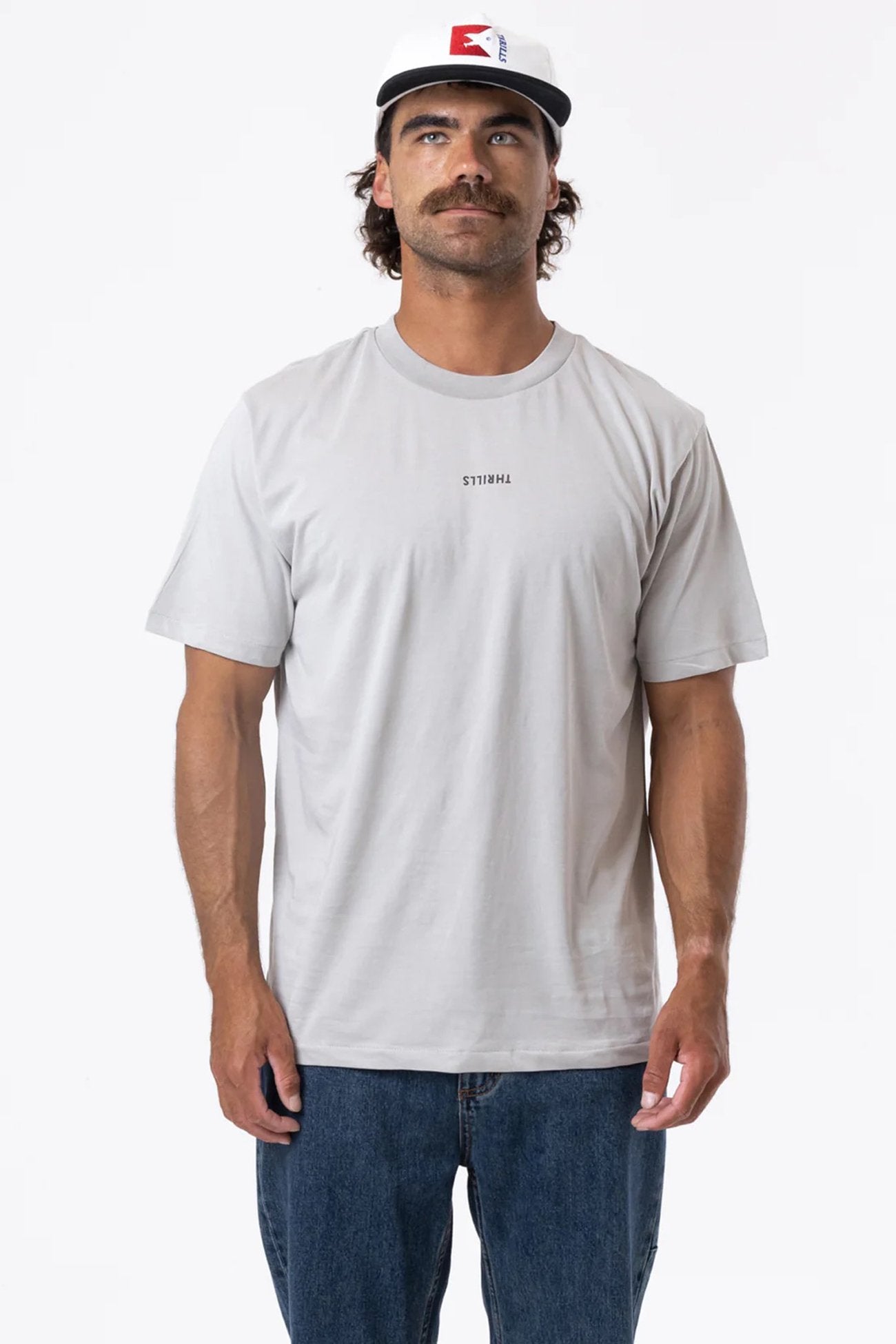 Minimal Thrills Merch Fit Tee Oyster Grey